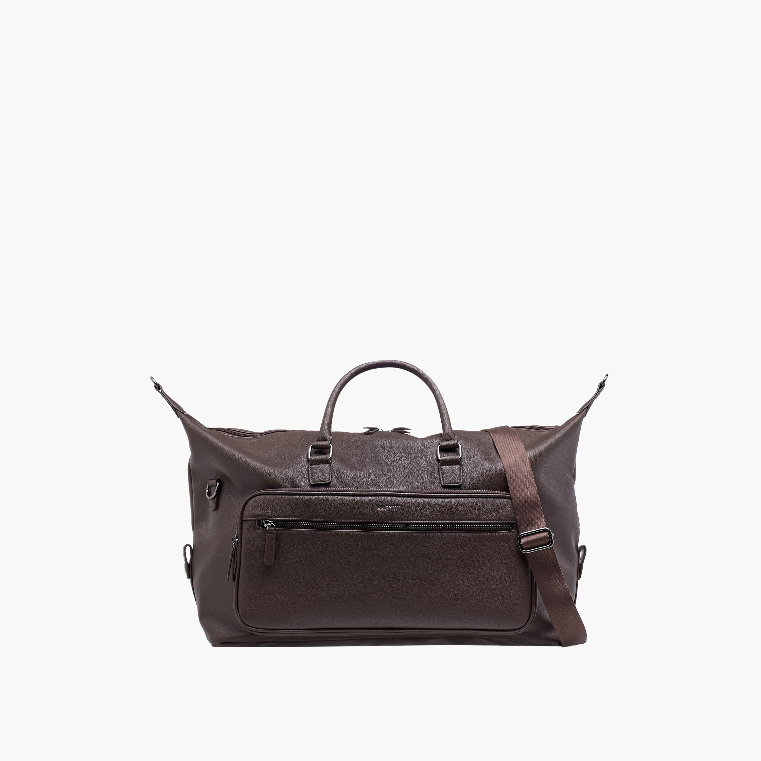 Duchini Textured Duffle Bag with Detachable Strap-travel-luggagesandbags-dufflebags-image-1