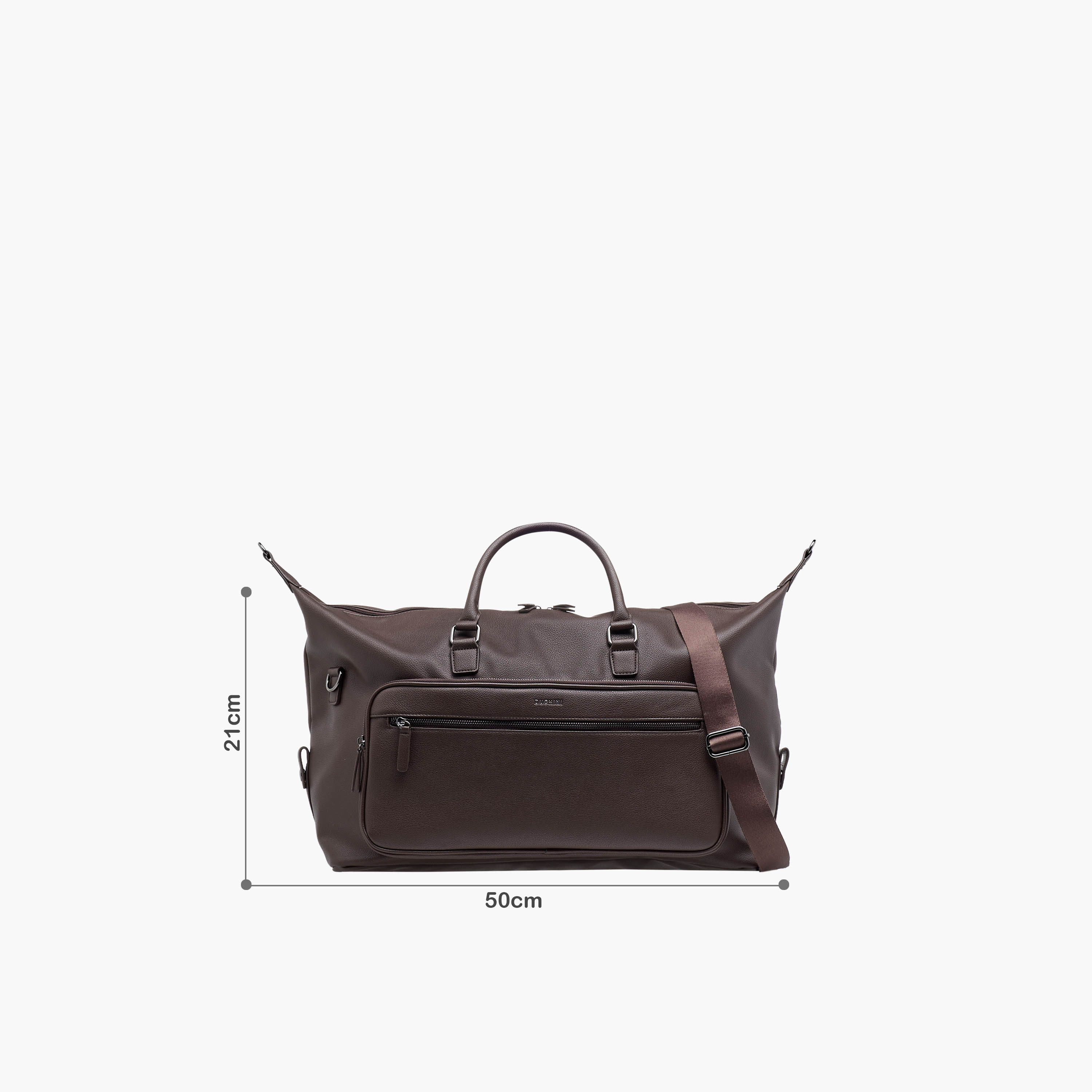 Duchini Textured Duffle Bag with Detachable Strap-travel-luggagesandbags-dufflebags-image-2