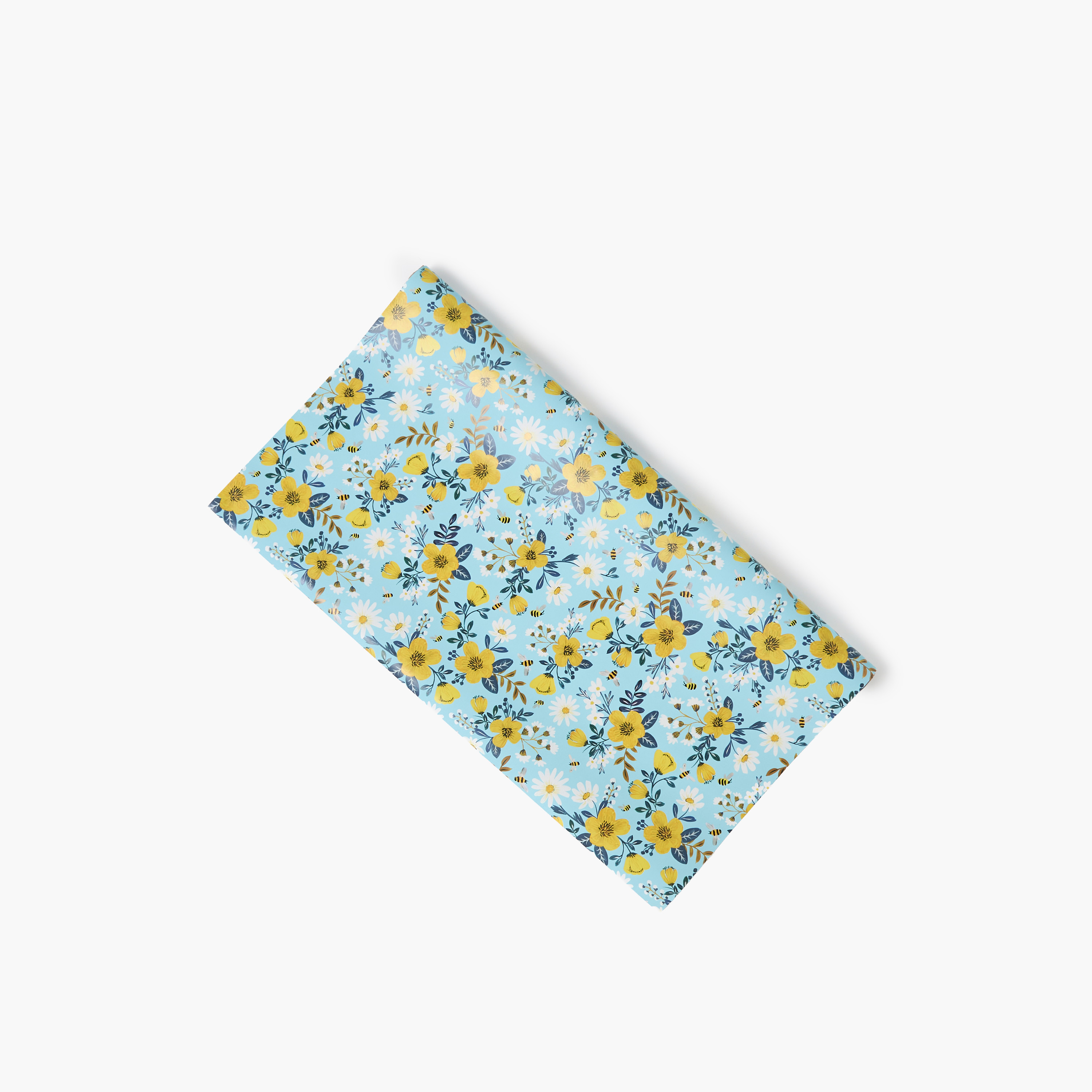 Findz Floral Print Paper Gift Wrap - 70x200 cms-household-decor-decorativeobjectsandsculptures-image-2