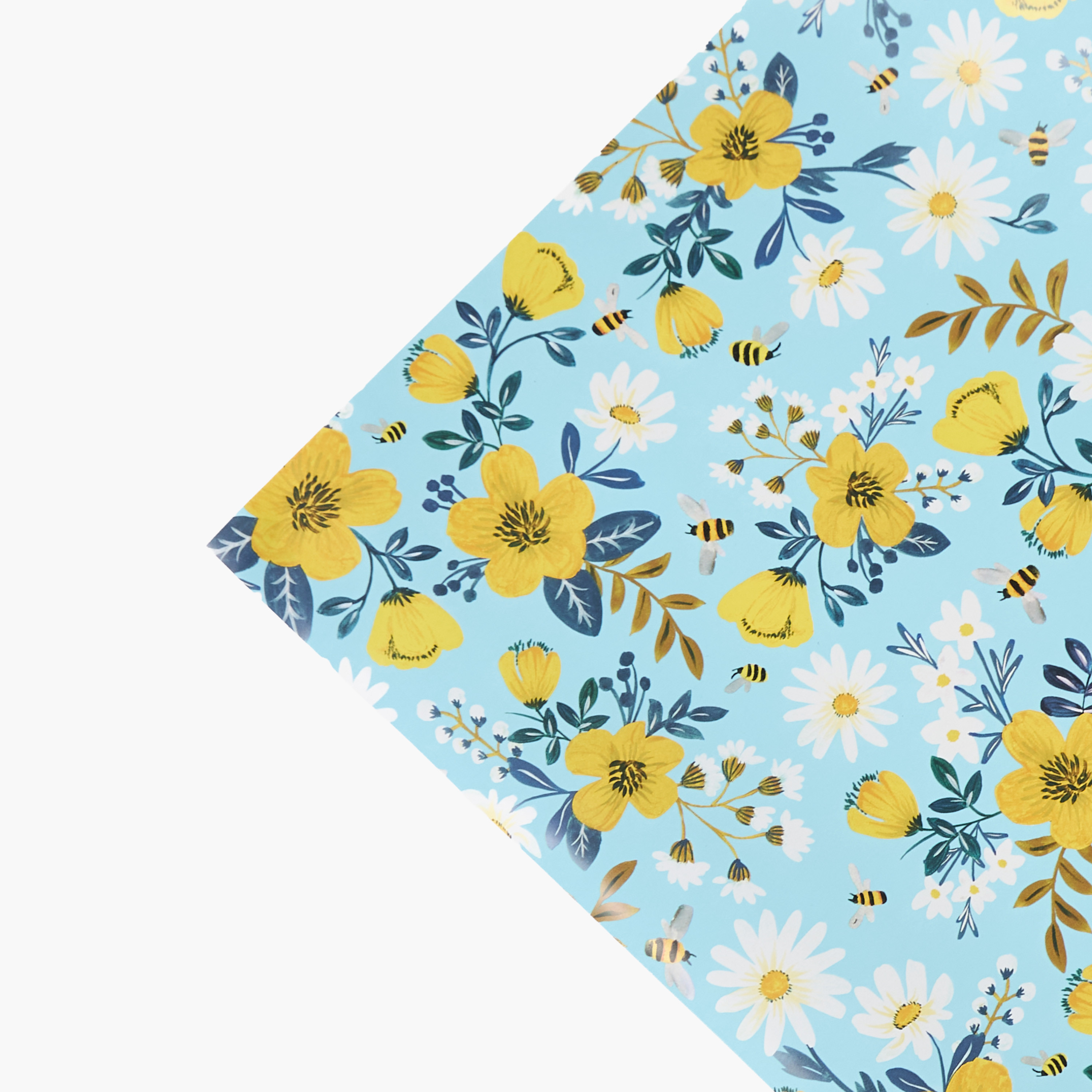 Findz Floral Print Paper Gift Wrap - 70x200 cms-household-decor-decorativeobjectsandsculptures-image-3