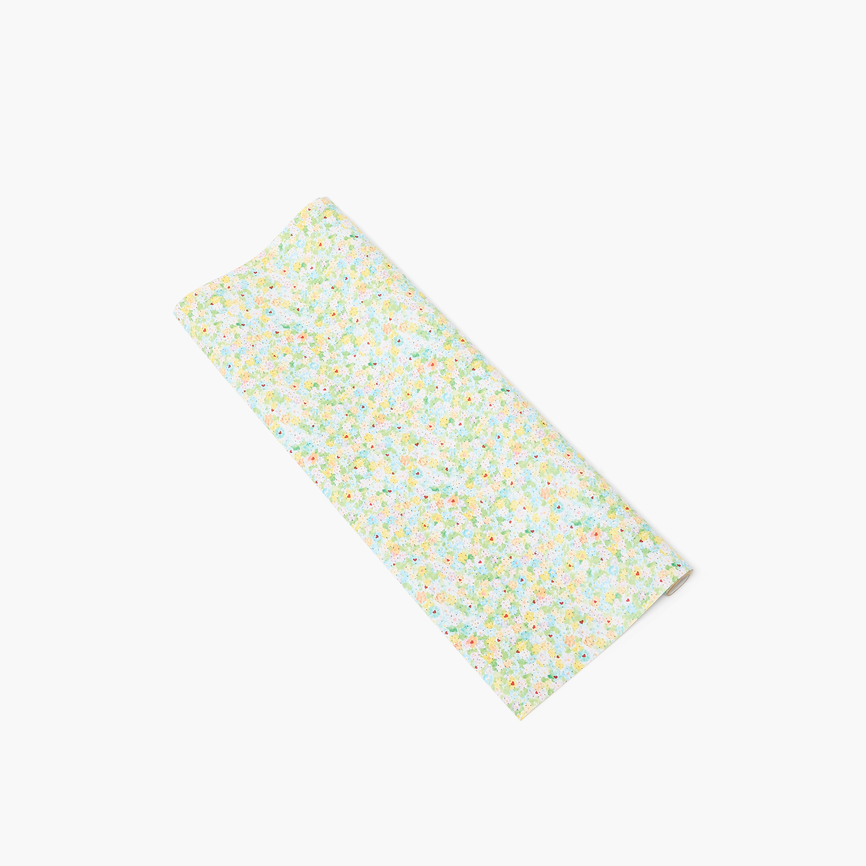 Findz Floral Print Paper Gift Wrap - 70x200 cm-household-giftingaccessories-giftings-image-2