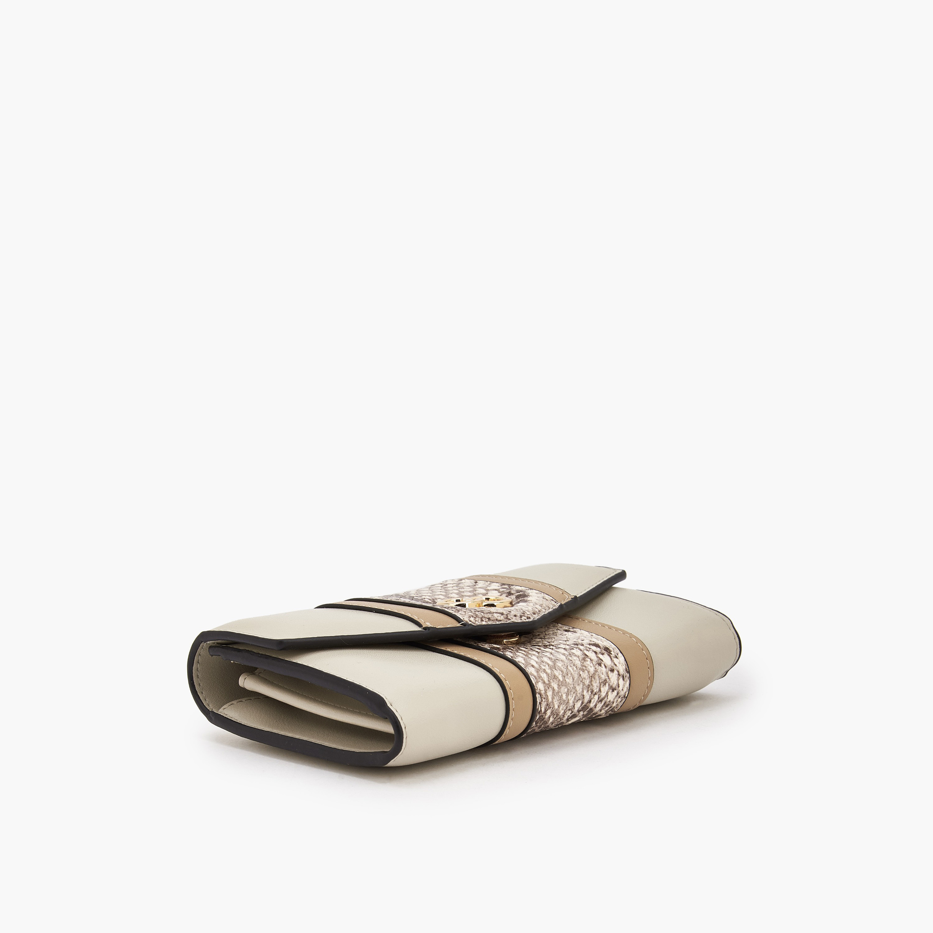 محفظة بارزة الملمس مع زر إغلاق كبس من سيليست-women-bagsandwallets-wallets-image-5