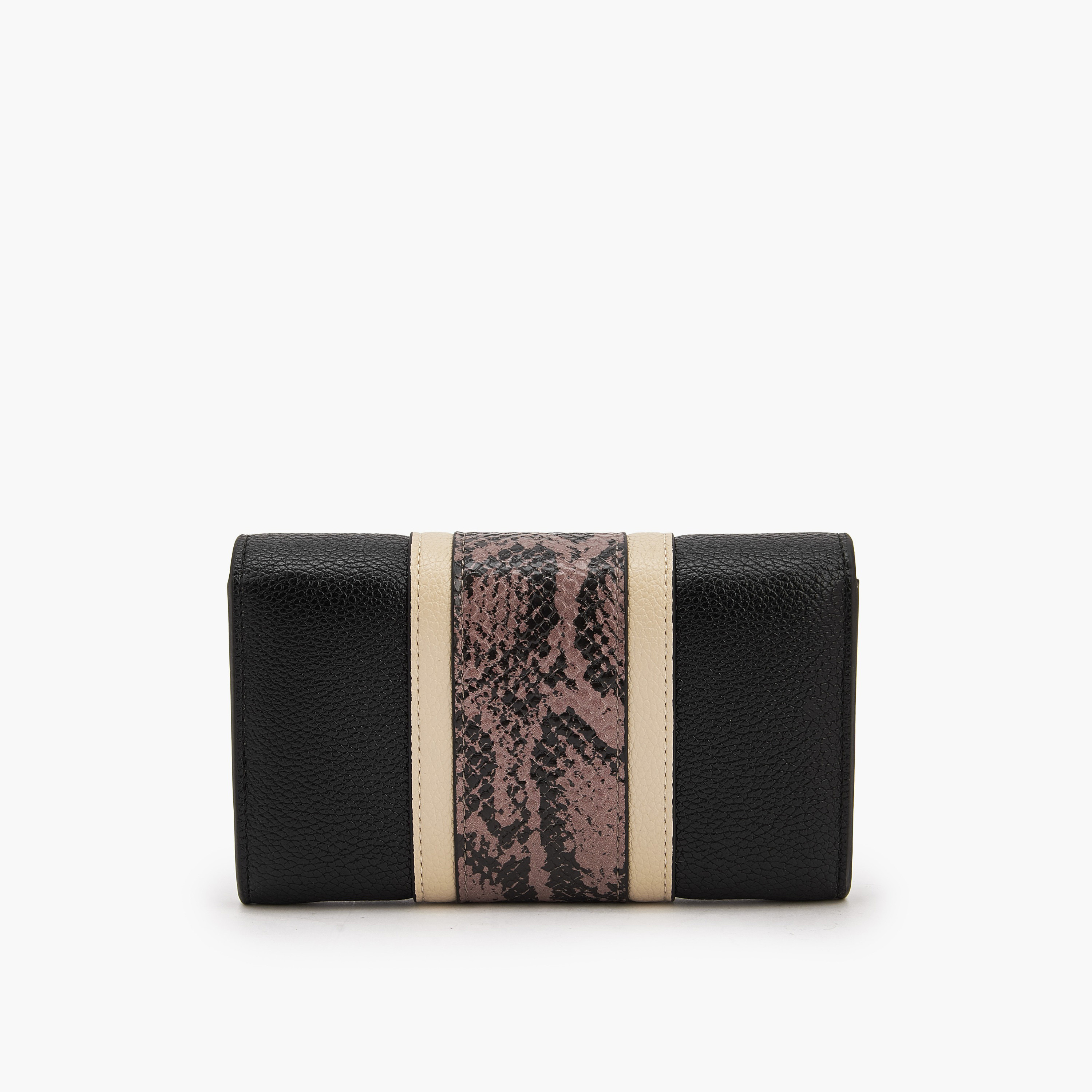 Celeste Textured Wallet with Snap Button Closure-women-bagsandwallets-wallets-image-4