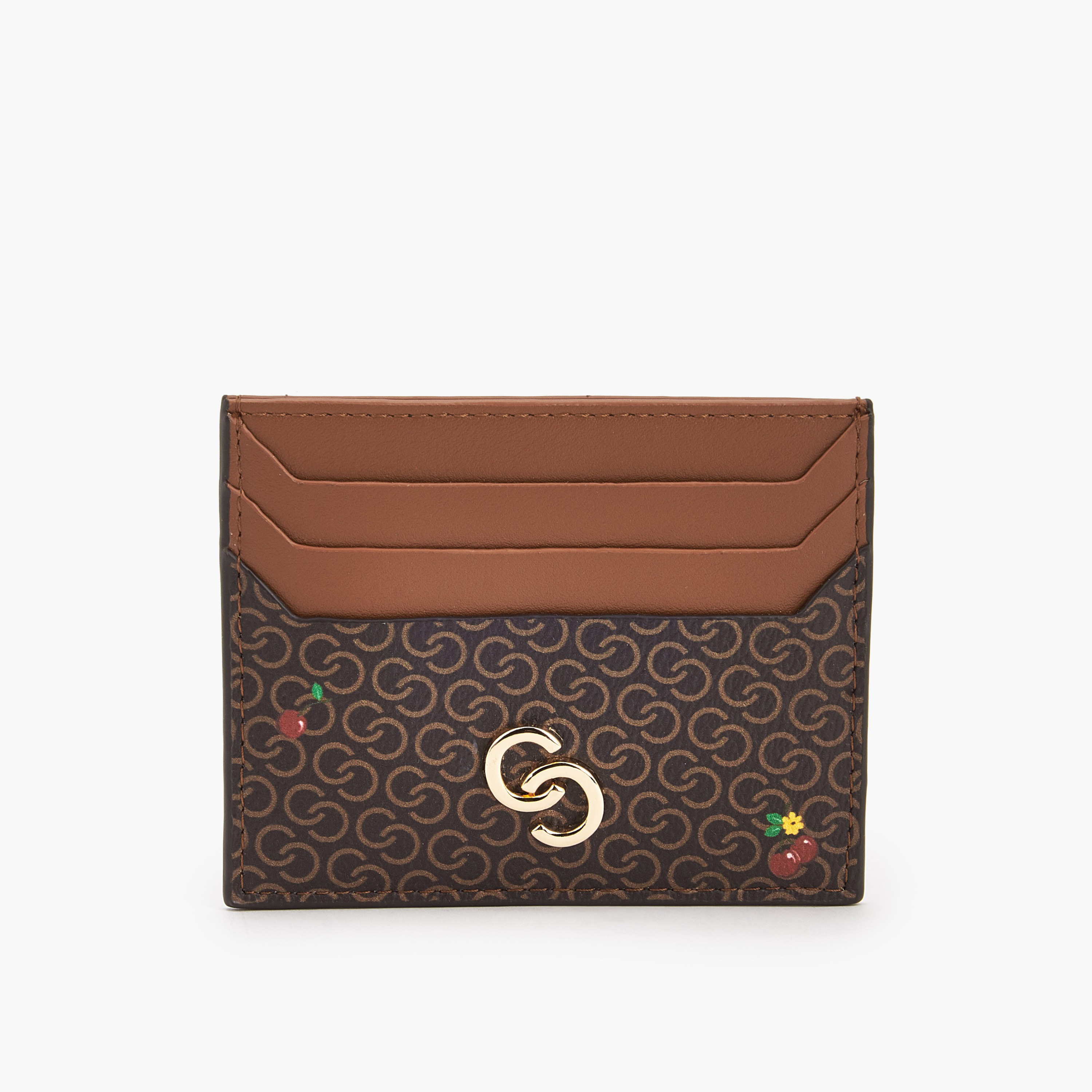 حافظة بطاقات بطبعات مونوجرام من سيليست-women-bagsandwallets-wallets-image-1