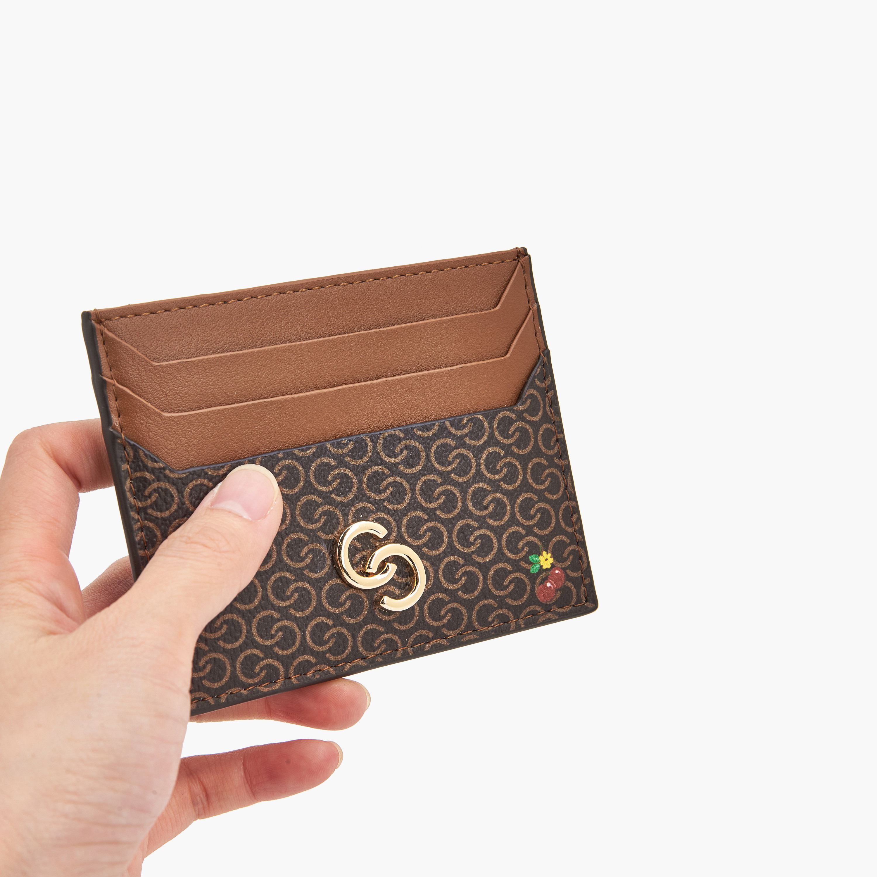 حافظة بطاقات بطبعات مونوجرام من سيليست-women-bagsandwallets-wallets-image-6