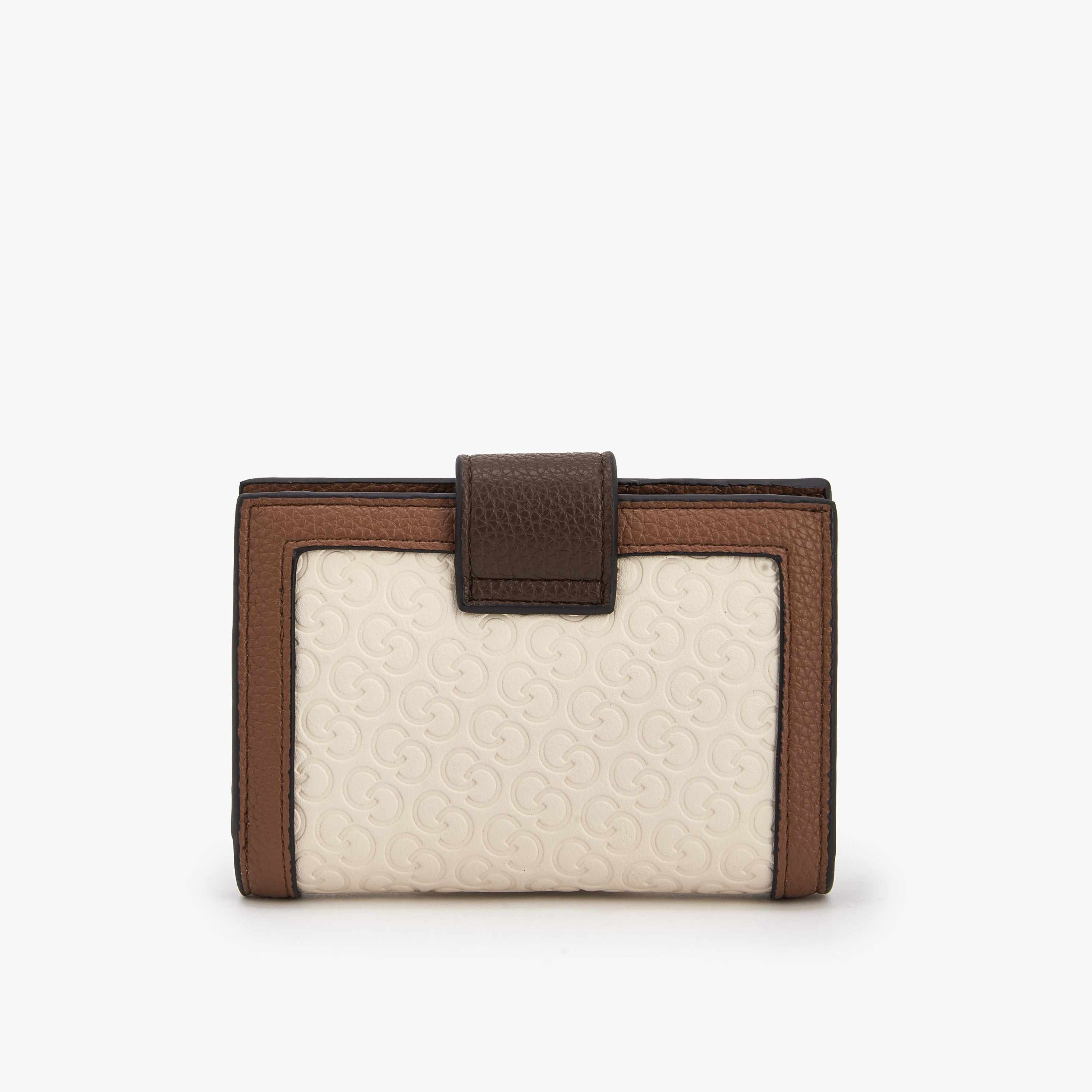 Celeste Monogram Embossed Wallet with Snap Button Closure-women-bagsandwallets-wallets-image-4