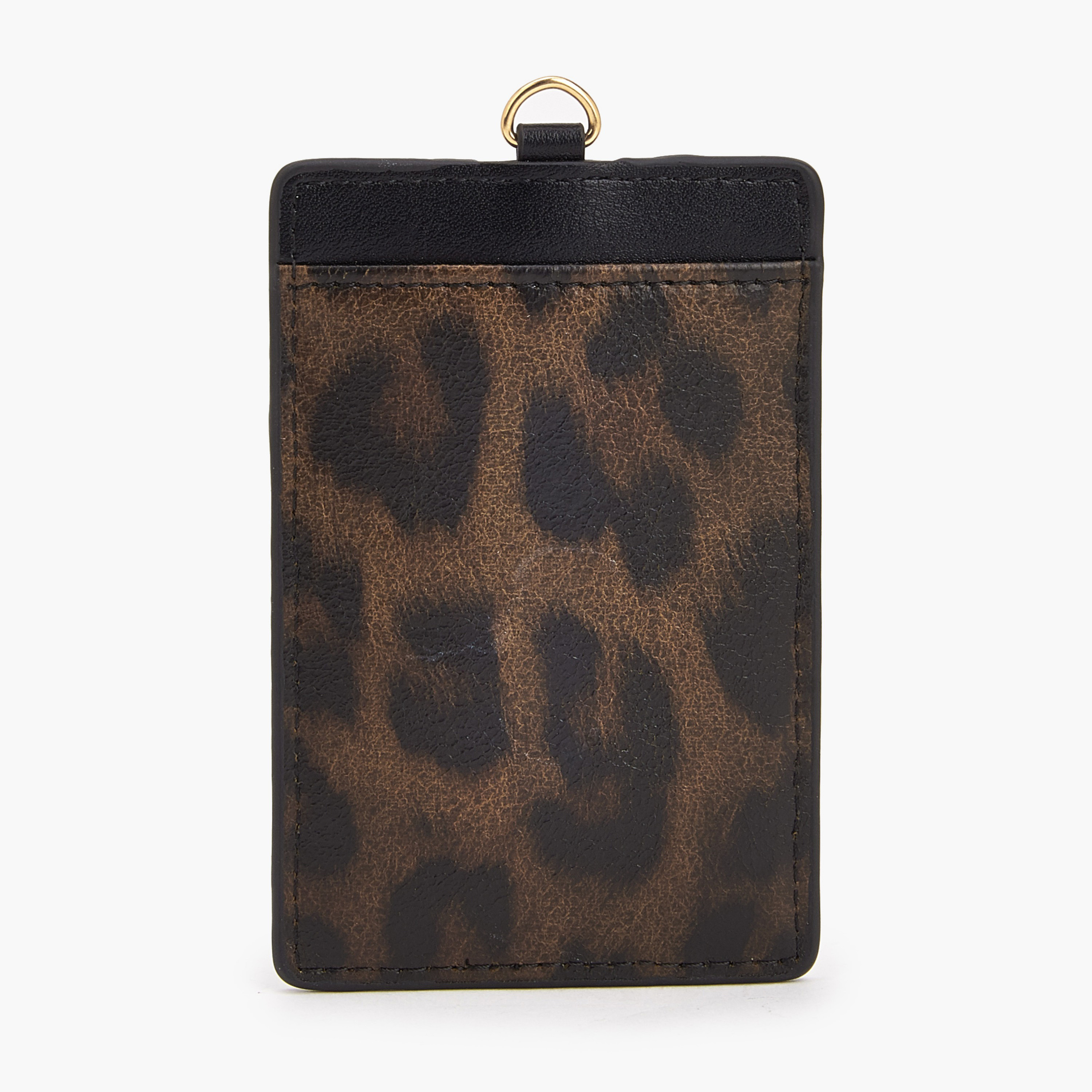 Celeste Animal Print Card Holder with Chain Strap-women-bagsandwallets-wallets-image-5