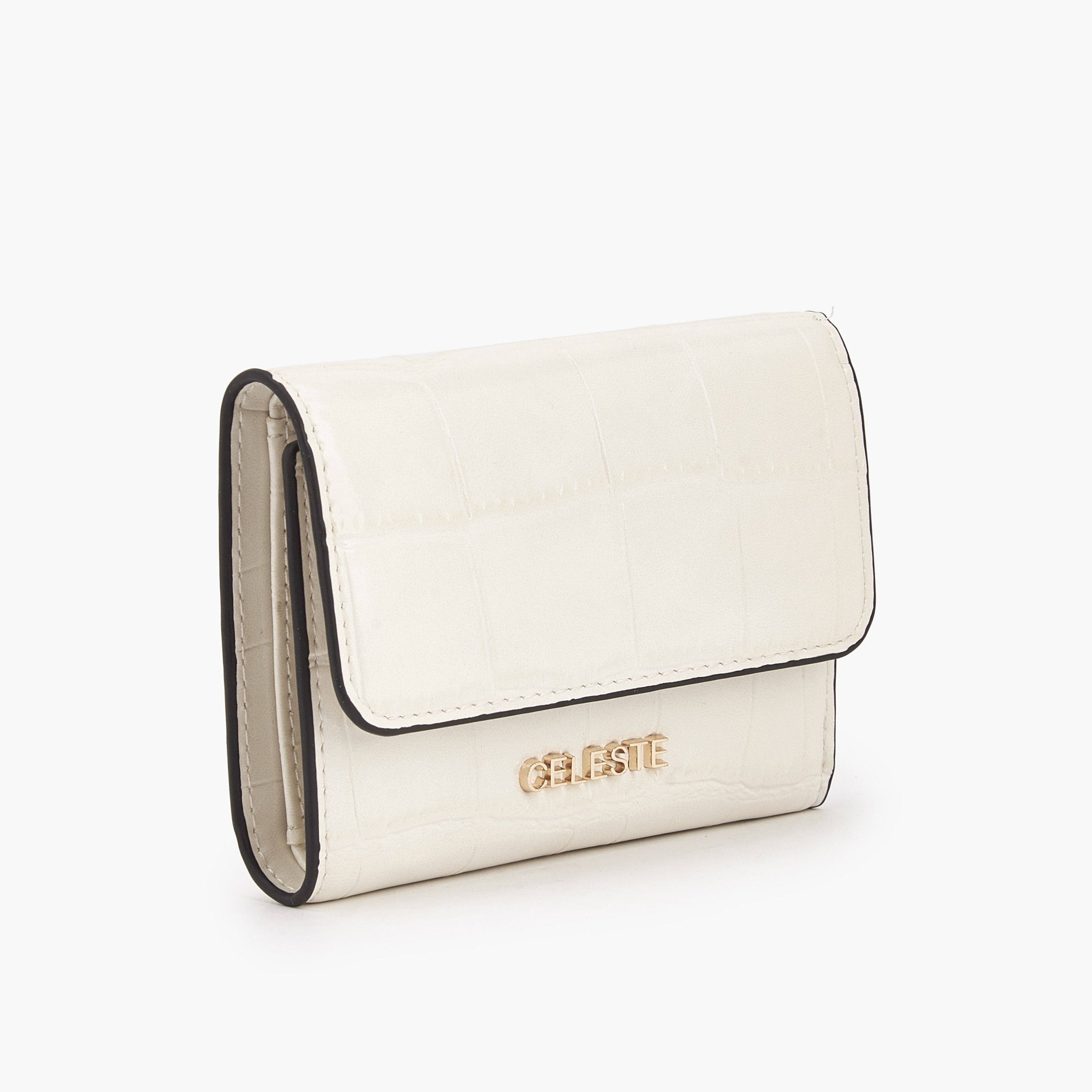 محفظة بارزة الملمس بزر إغلاق من سيليست-women-bagsandwallets-wallets-image-2