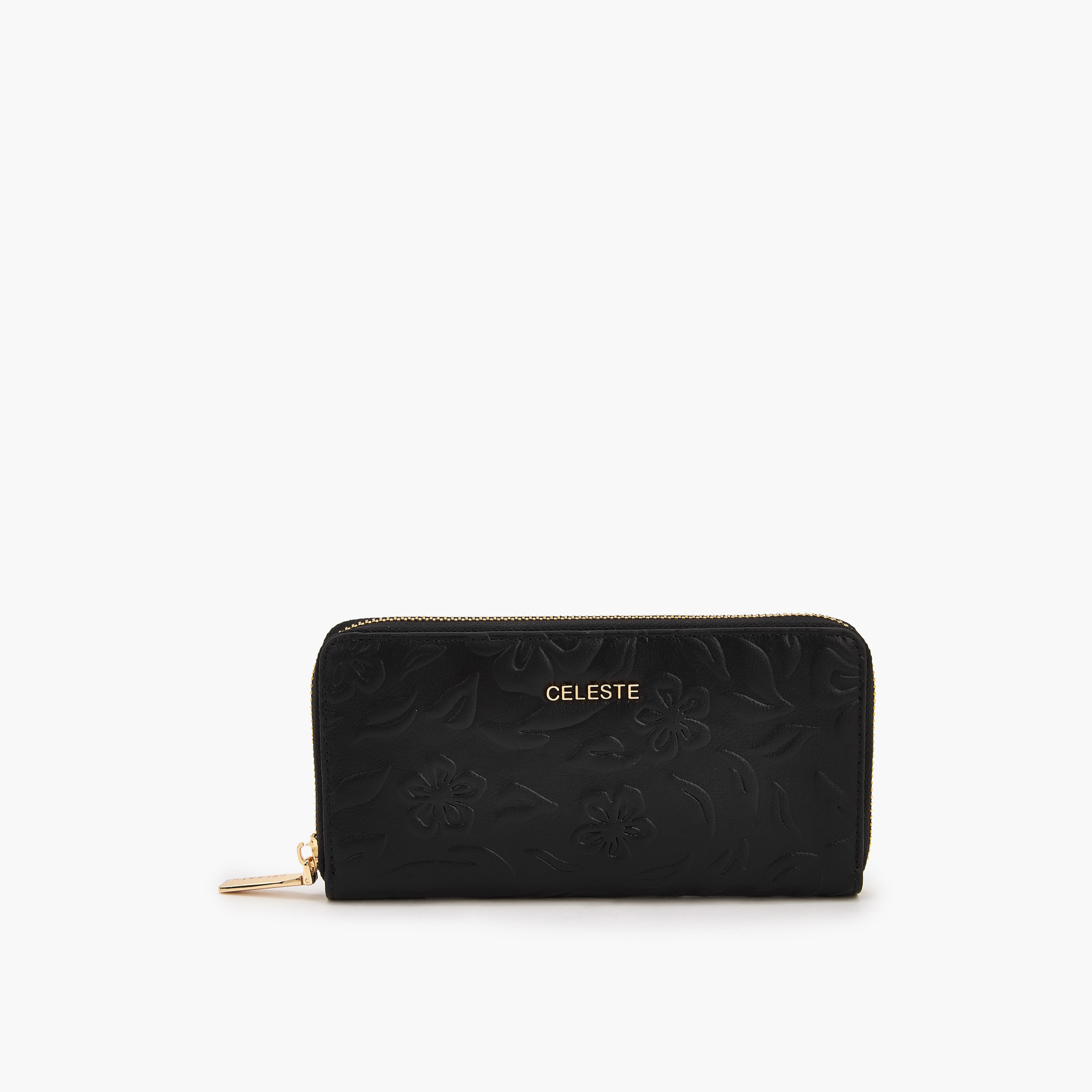Celeste Floral Embossed Zip Around Wallet-women-bagsandwallets-wallets-image-1