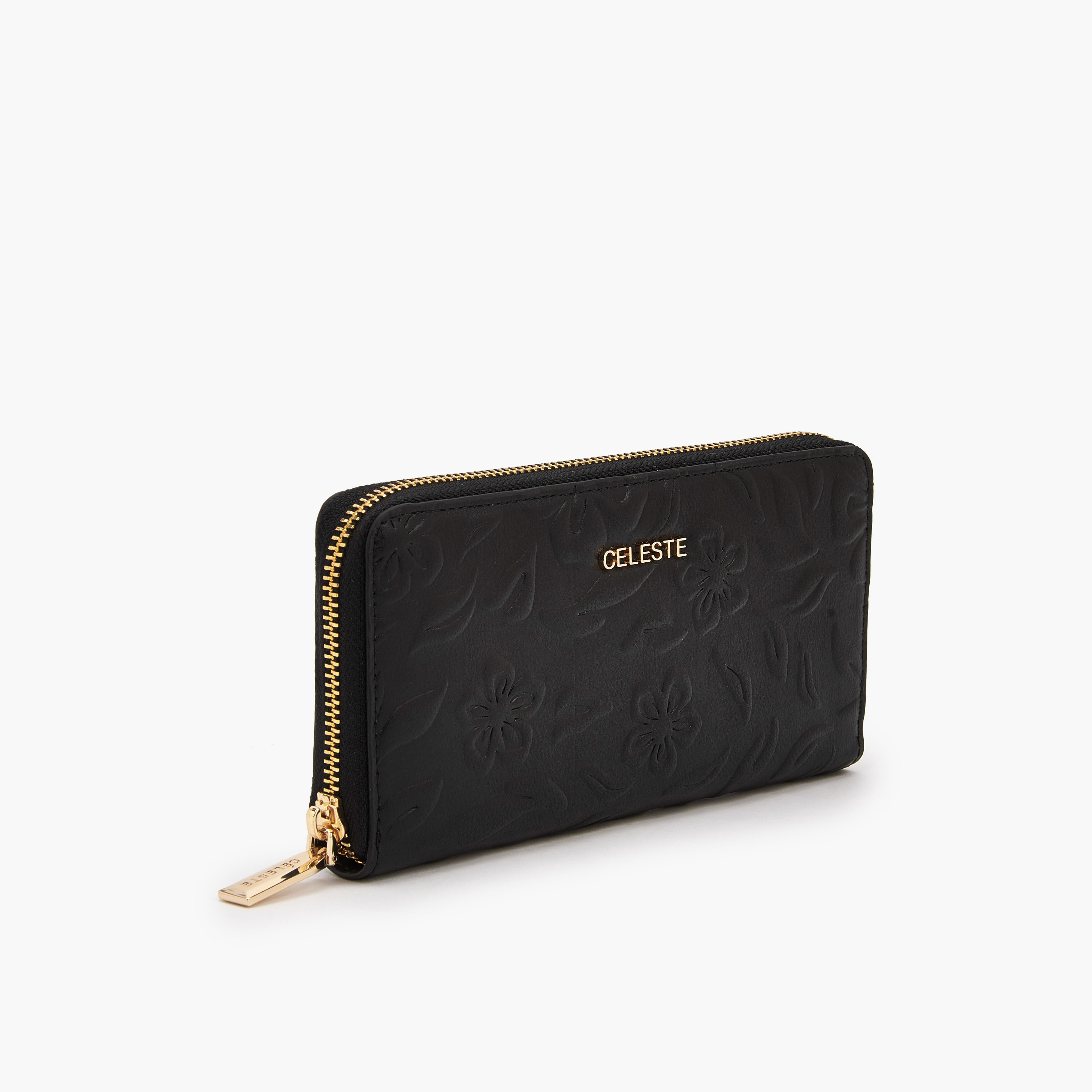 Celeste Floral Embossed Zip Around Wallet-women-bagsandwallets-wallets-image-2