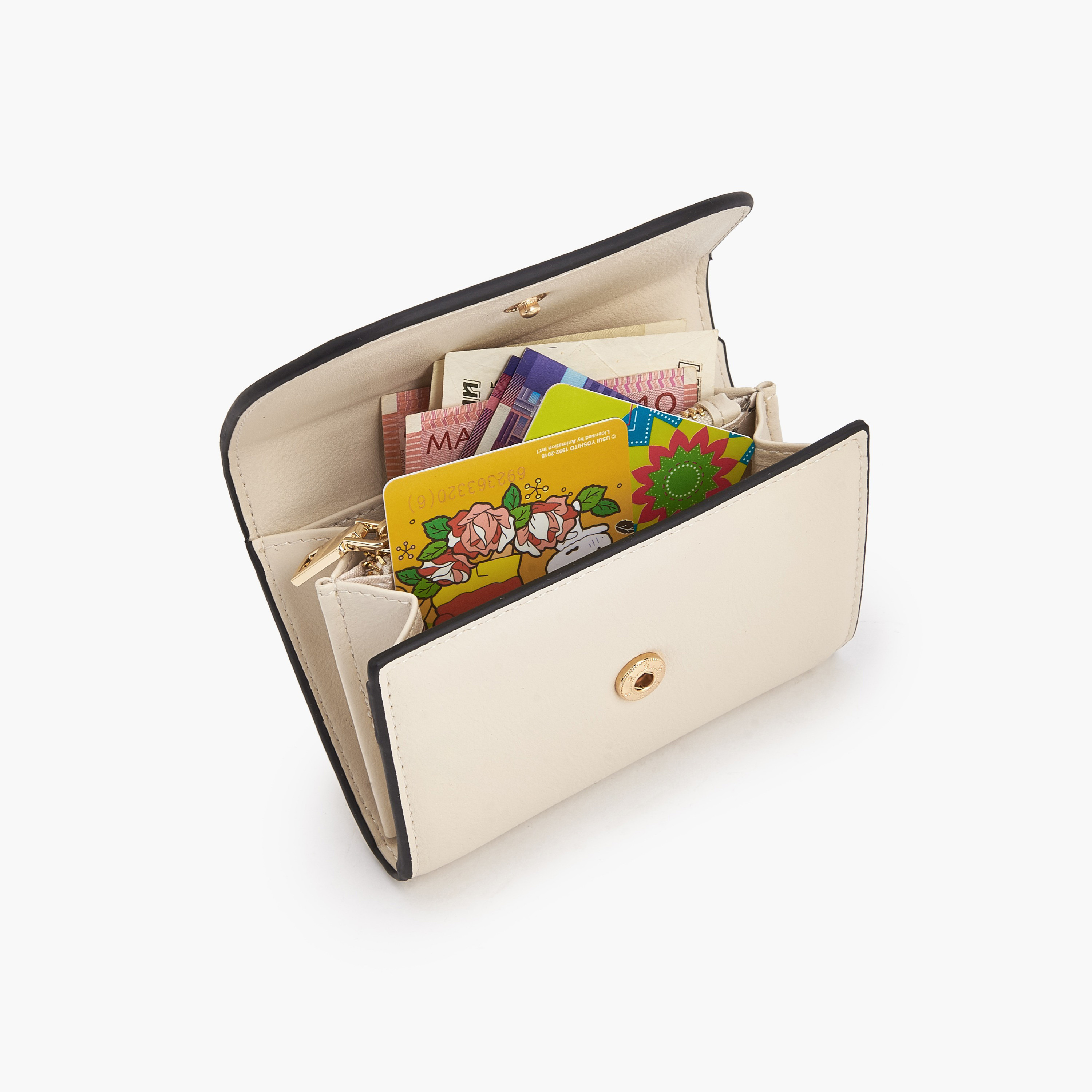 محفظة سادة بزر إغلاق من سيليست-women-bagsandwallets-wallets-image-7