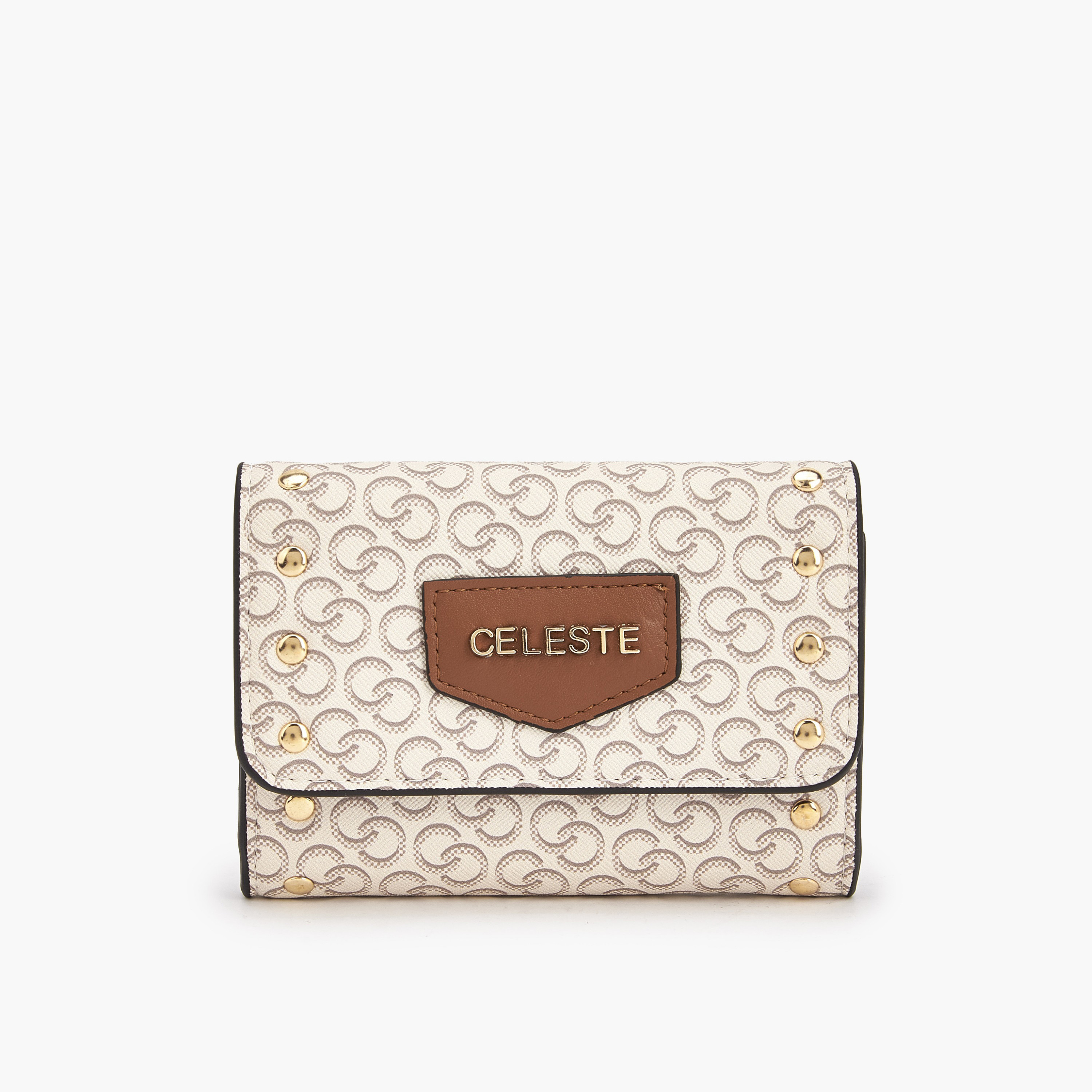 محفظة بزينة دبابيس وزر إغلاق من سيليست-women-bagsandwallets-wallets-image-1