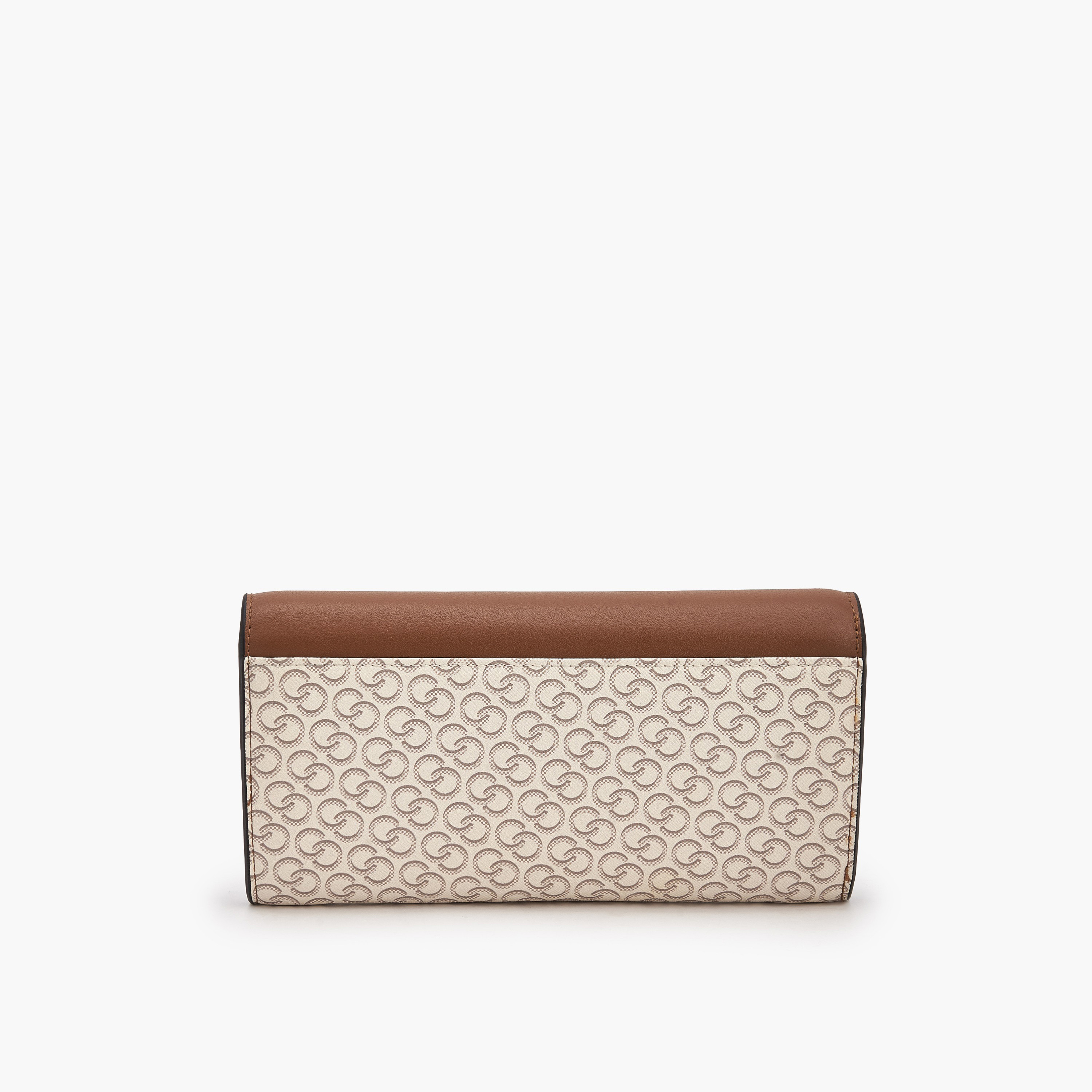 Celeste Monogram Print Wallet with Button Closure-women-bagsandwallets-wallets-image-4