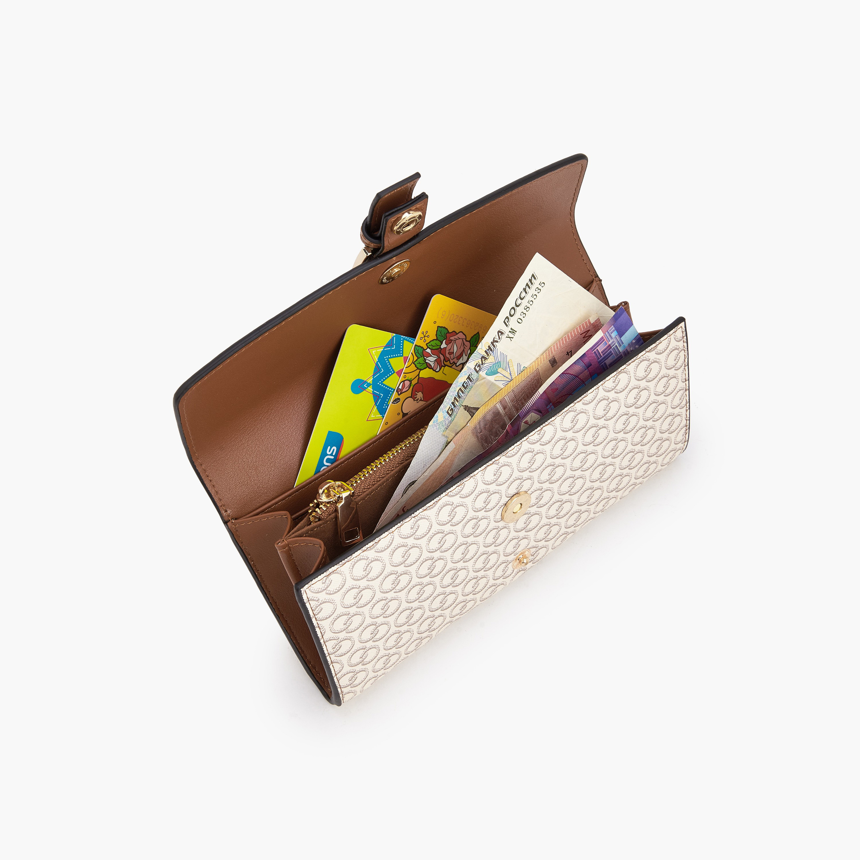 Celeste Monogram Print Wallet with Button Closure-women-bagsandwallets-wallets-image-7