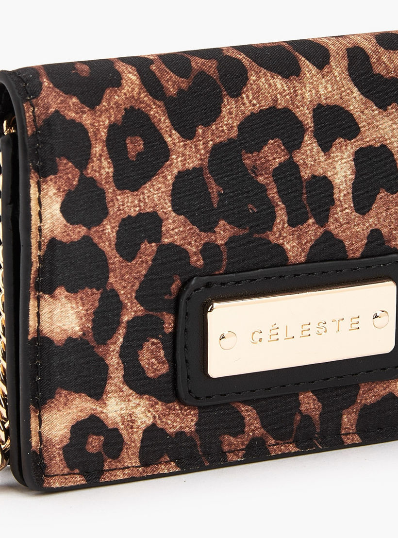 شنطة كروس بودي بطبعات جلد الحيوان وحزام سلسلة من سيليست-women-bagsandwallets-handbags-image-4