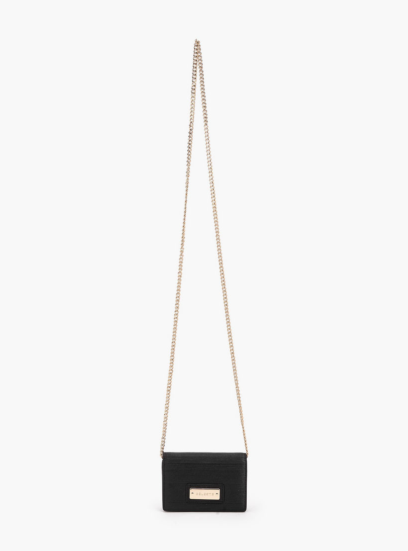 شنطة كروس بودي بارزة الملمس بحزام سلسلة من سيليست-women-bagsandwallets-handbags-image-2