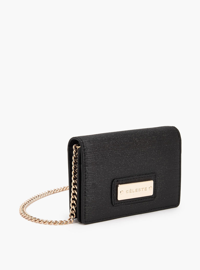 شنطة كروس بودي بارزة الملمس بحزام سلسلة من سيليست-women-bagsandwallets-handbags-image-3