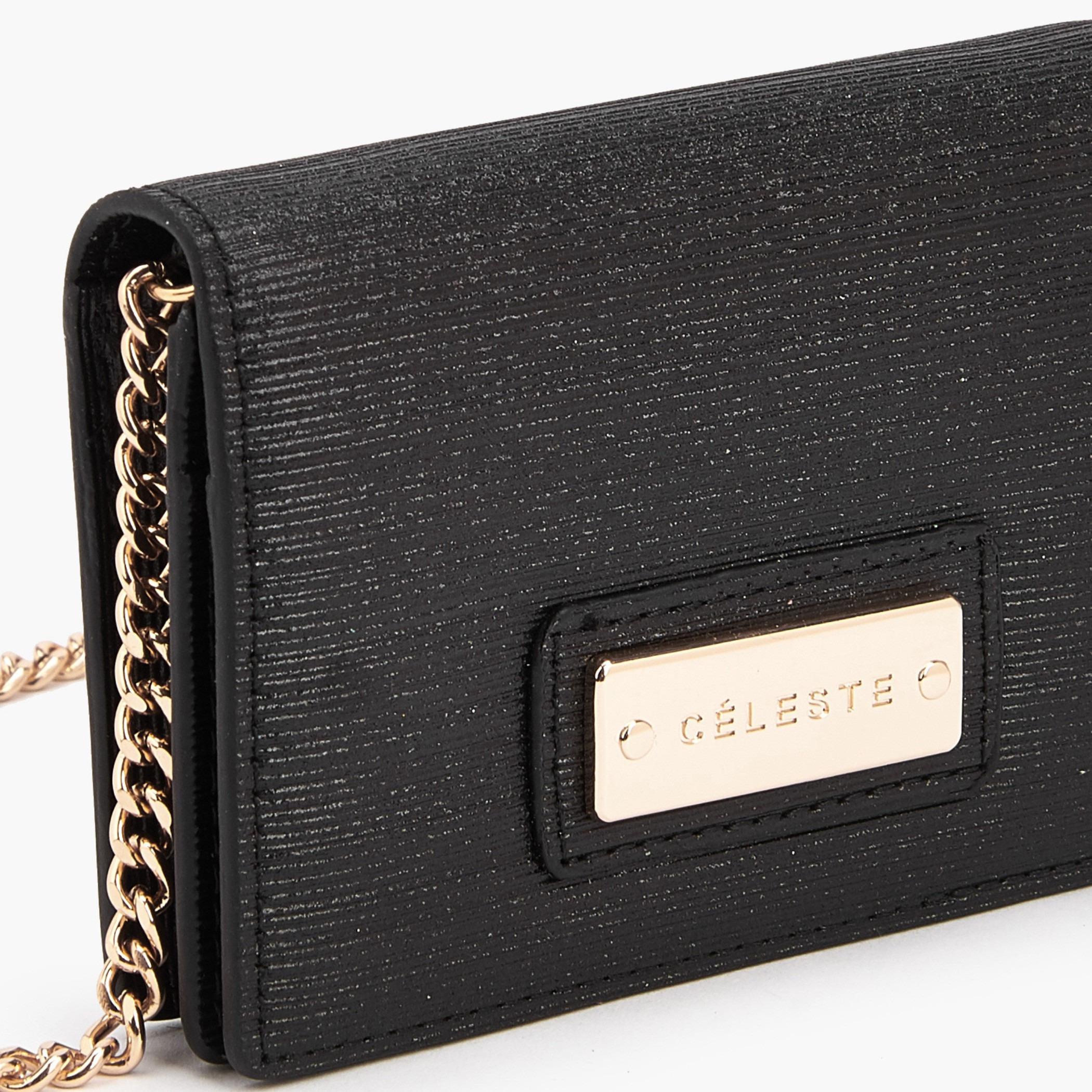 شنطة كروس بودي بارزة الملمس بحزام سلسلة من سيليست-women-bagsandwallets-handbags-image-4