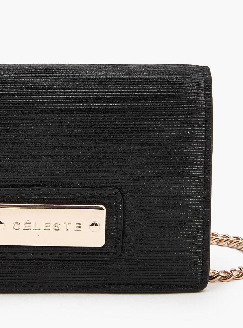 شنطة كروس بودي بارزة الملمس بحزام سلسلة من سيليست-women-bagsandwallets-handbags-image-8