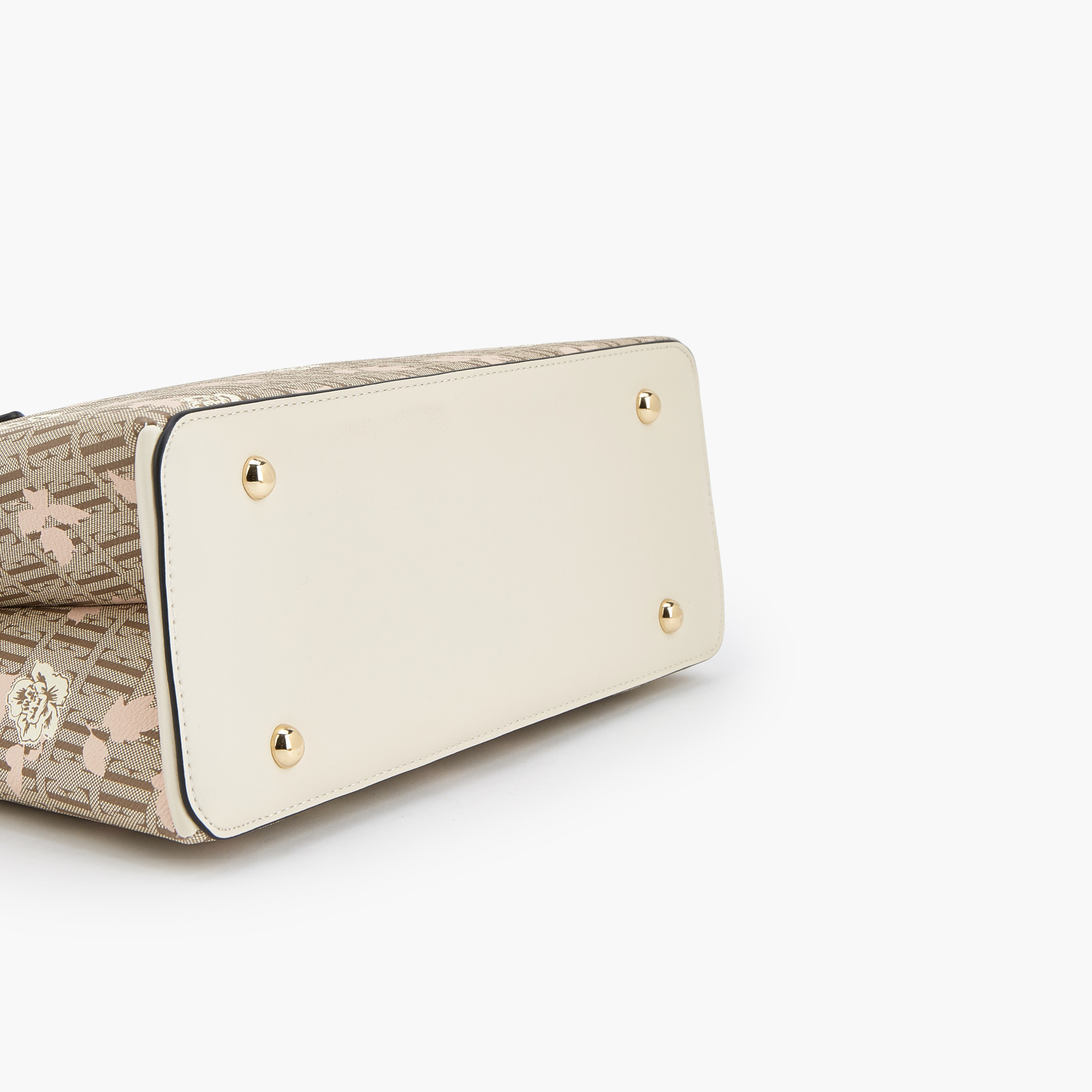 شنطة ساتشل بطبعات مونوجرام وزهور مع حزام قابل للفصل من إيل-women-bagsandwallets-handbags-image-7