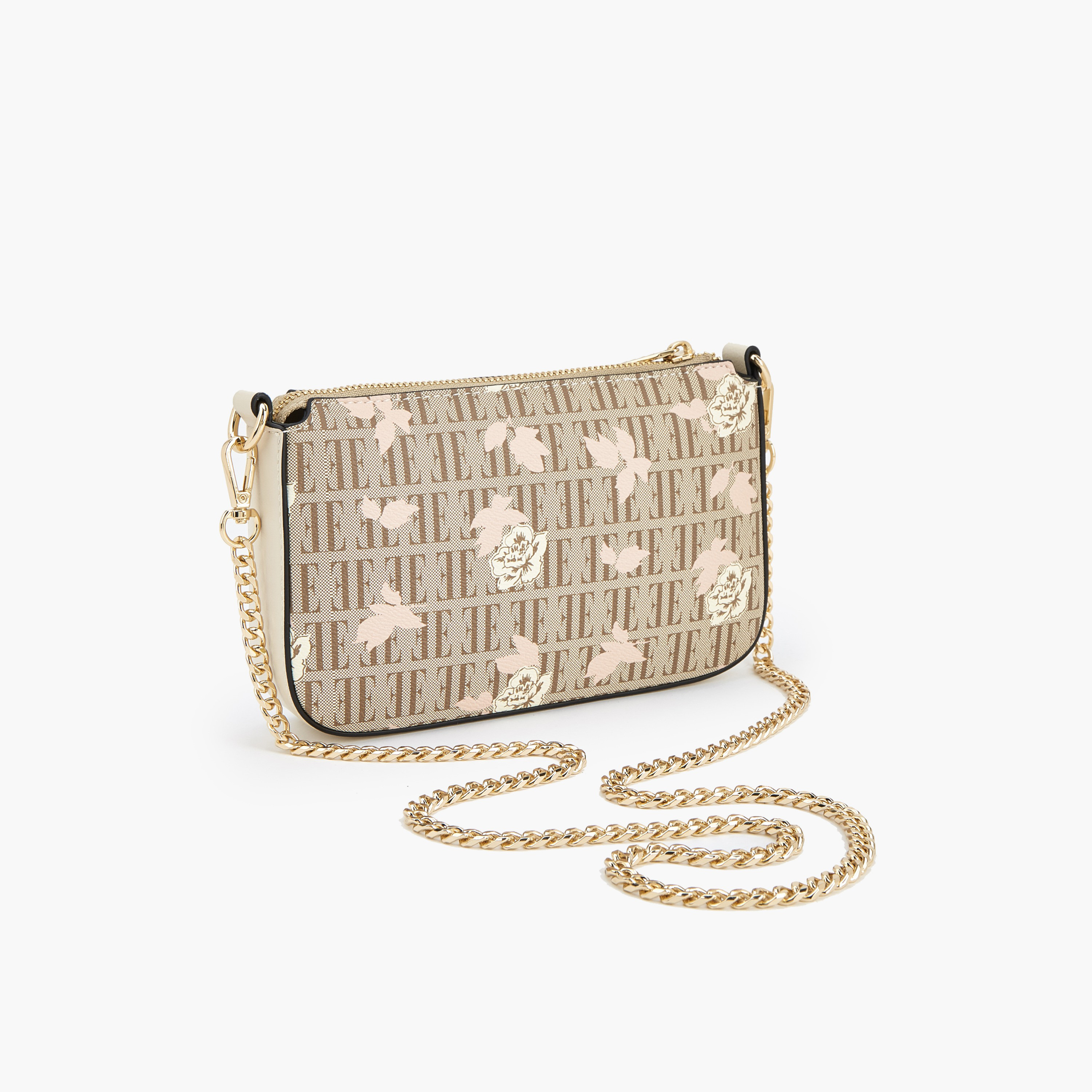شنطة كروس بودي بطبعات مونوجرام وأزهار وحزام سلسلة من إيل-women-bagsandwallets-handbags-image-5