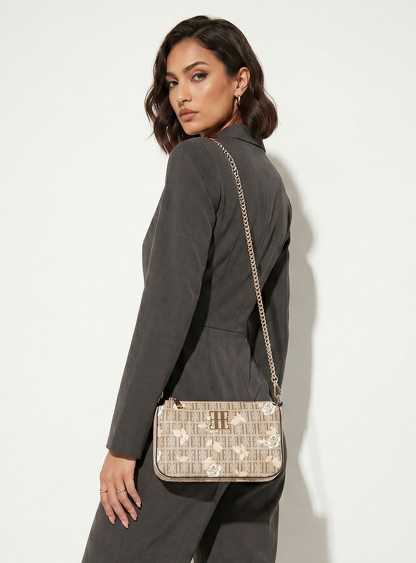شنطة كروس بودي بطبعات مونوجرام وأزهار وحزام سلسلة من إيل-women-bagsandwallets-handbags-image-2