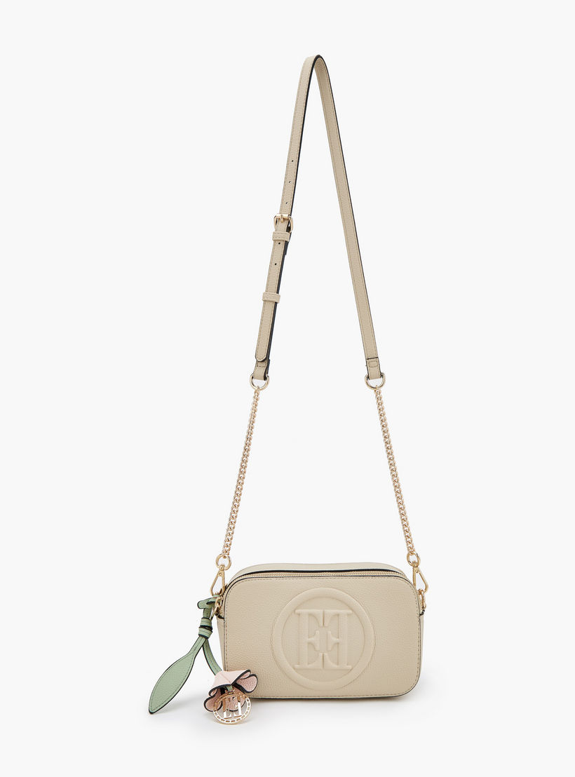 شنطة كروس بودي بنقوش مونوجرام وحزام سلسلة من إيل-women-bagsandwallets-handbags-image-3