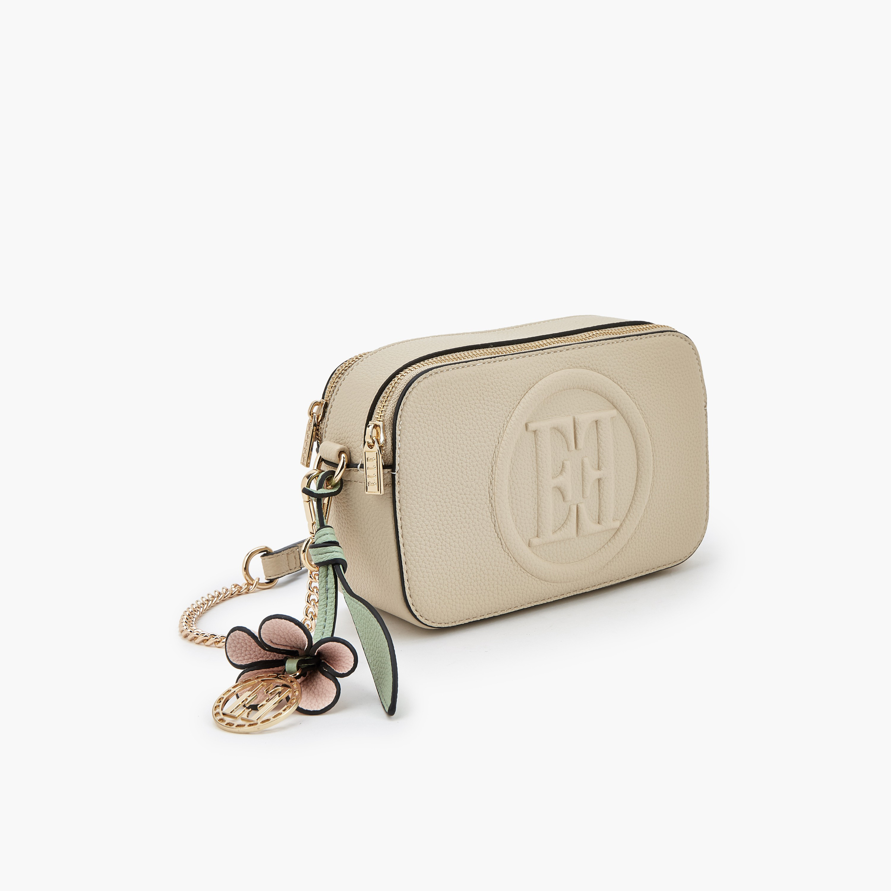 شنطة كروس بودي بنقوش مونوجرام وحزام سلسلة من إيل-women-bagsandwallets-handbags-image-4