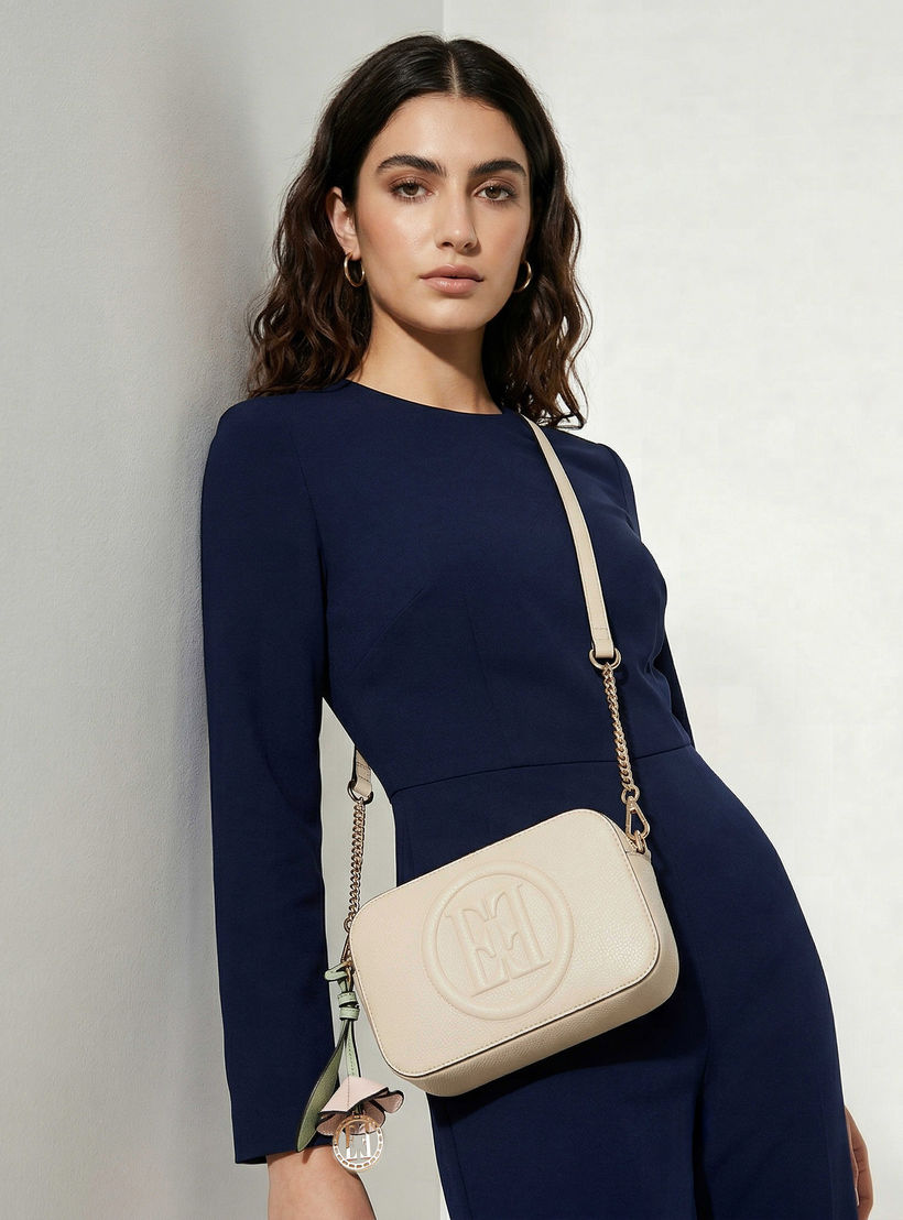 شنطة كروس بودي بنقوش مونوجرام وحزام سلسلة من إيل-women-bagsandwallets-handbags-image-2