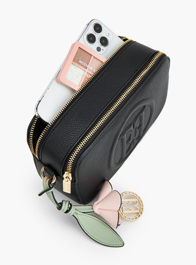 Elle Monogram Embossed Crossbody Bag with Chain Strap-women-bagsandwallets-handbags-image-9