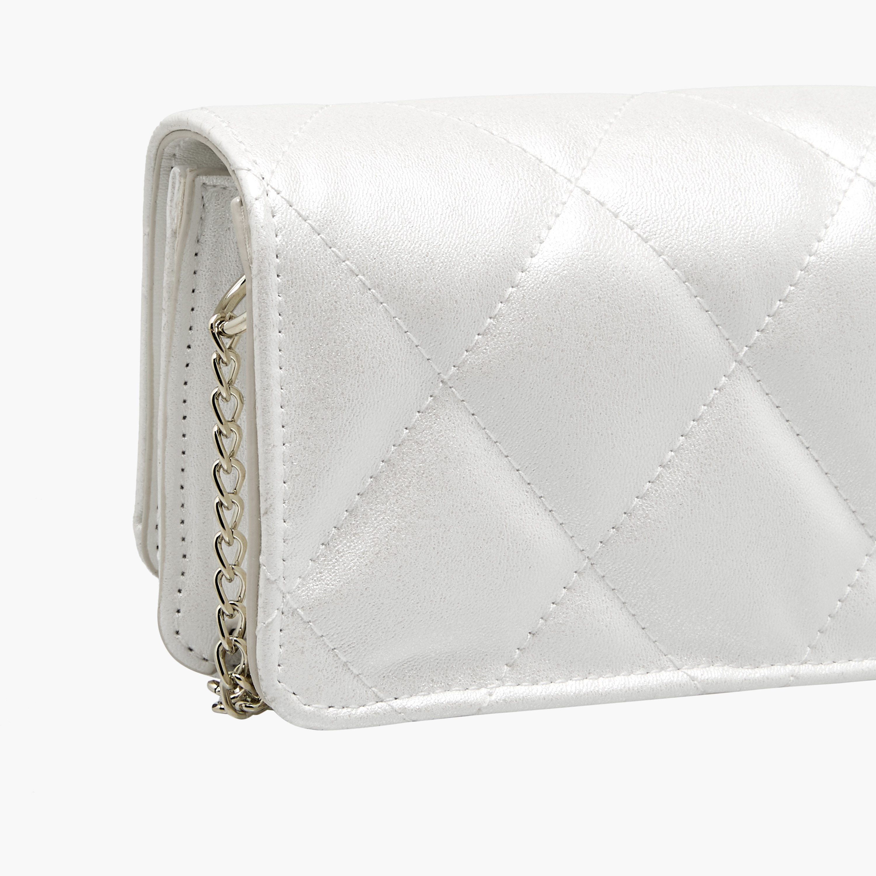 شنطة كروس بودي مبطنة بحزام سلسلة من ليتل ميسي-girls-accessories-bags-image-5