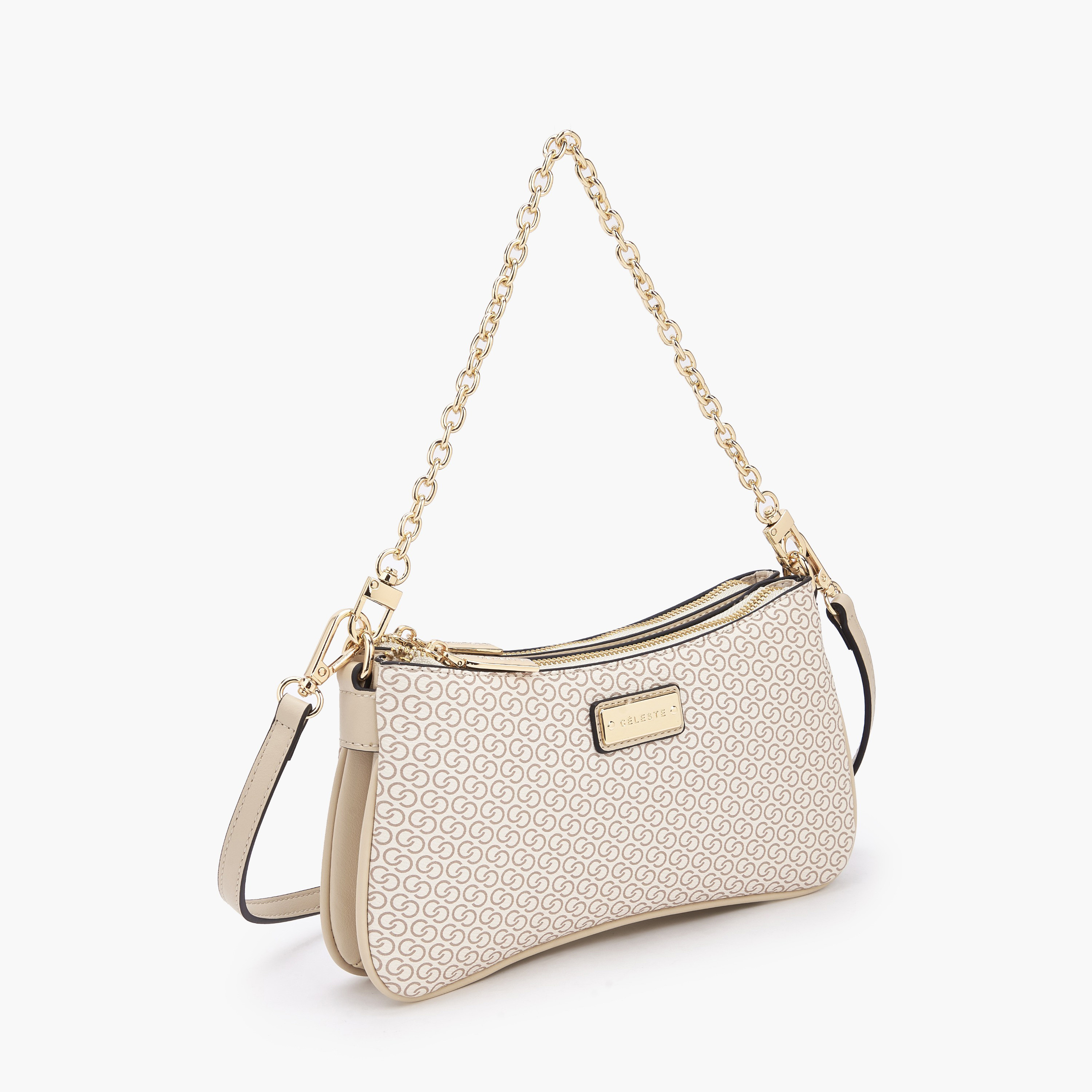 Celeste Monogram Print Crossbody Bag with Zip Closure-women-bagsandwallets-handbags-image-4