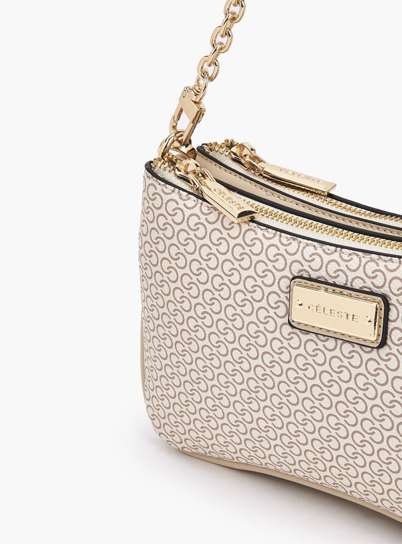 Celeste Monogram Print Crossbody Bag with Zip Closure-women-bagsandwallets-handbags-image-6