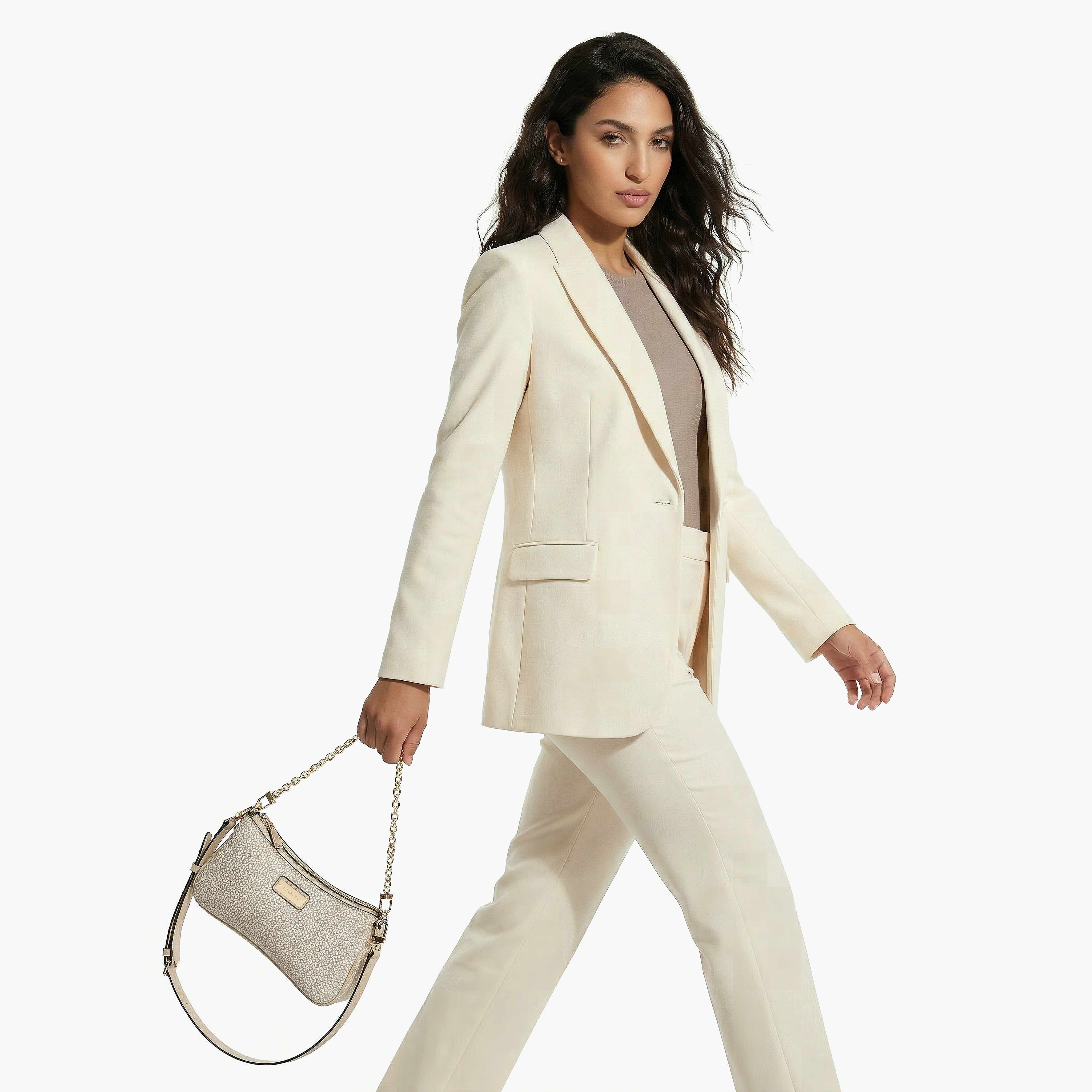 Celeste Monogram Print Crossbody Bag with Zip Closure-women-bagsandwallets-handbags-image-2