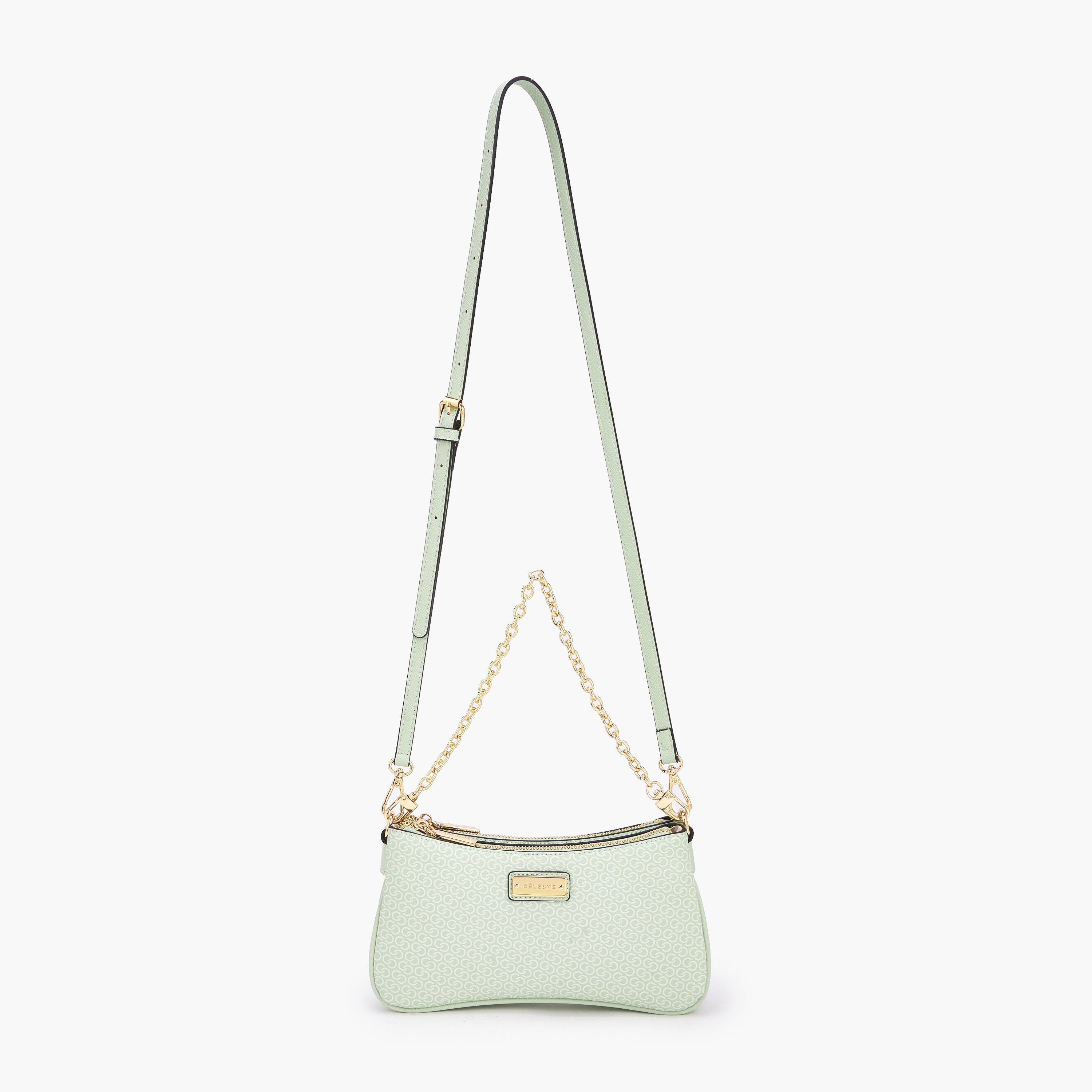 Celeste Monogram Print Crossbody Bag with Zip Closure-women-bagsandwallets-handbags-image-3