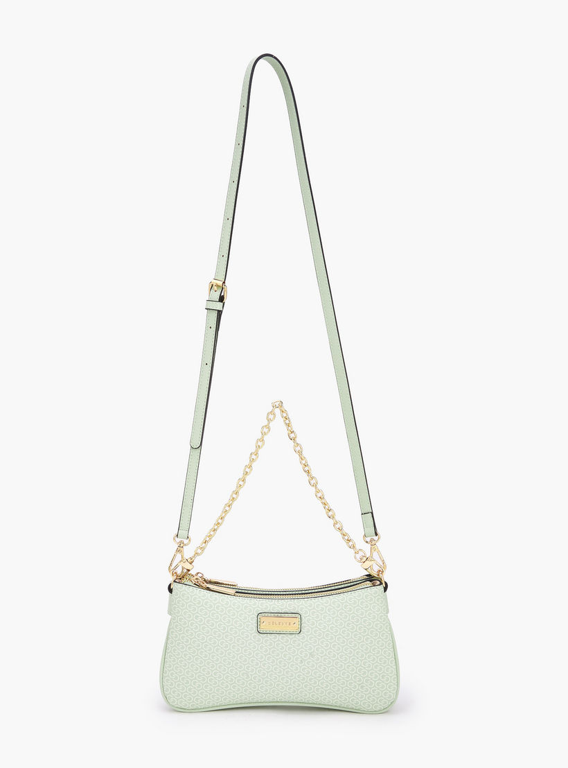 Celeste Monogram Print Crossbody Bag with Zip Closure-women-bagsandwallets-handbags-image-3
