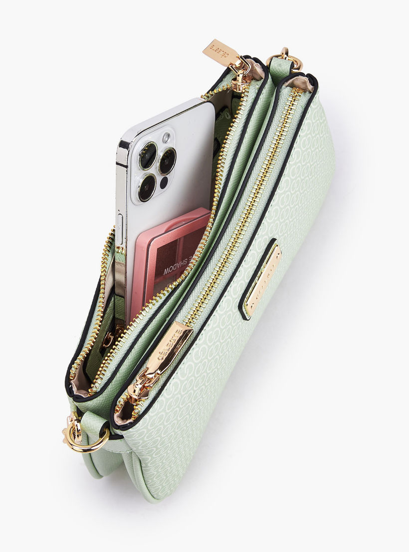 Celeste Monogram Print Crossbody Bag with Zip Closure-women-bagsandwallets-handbags-image-8