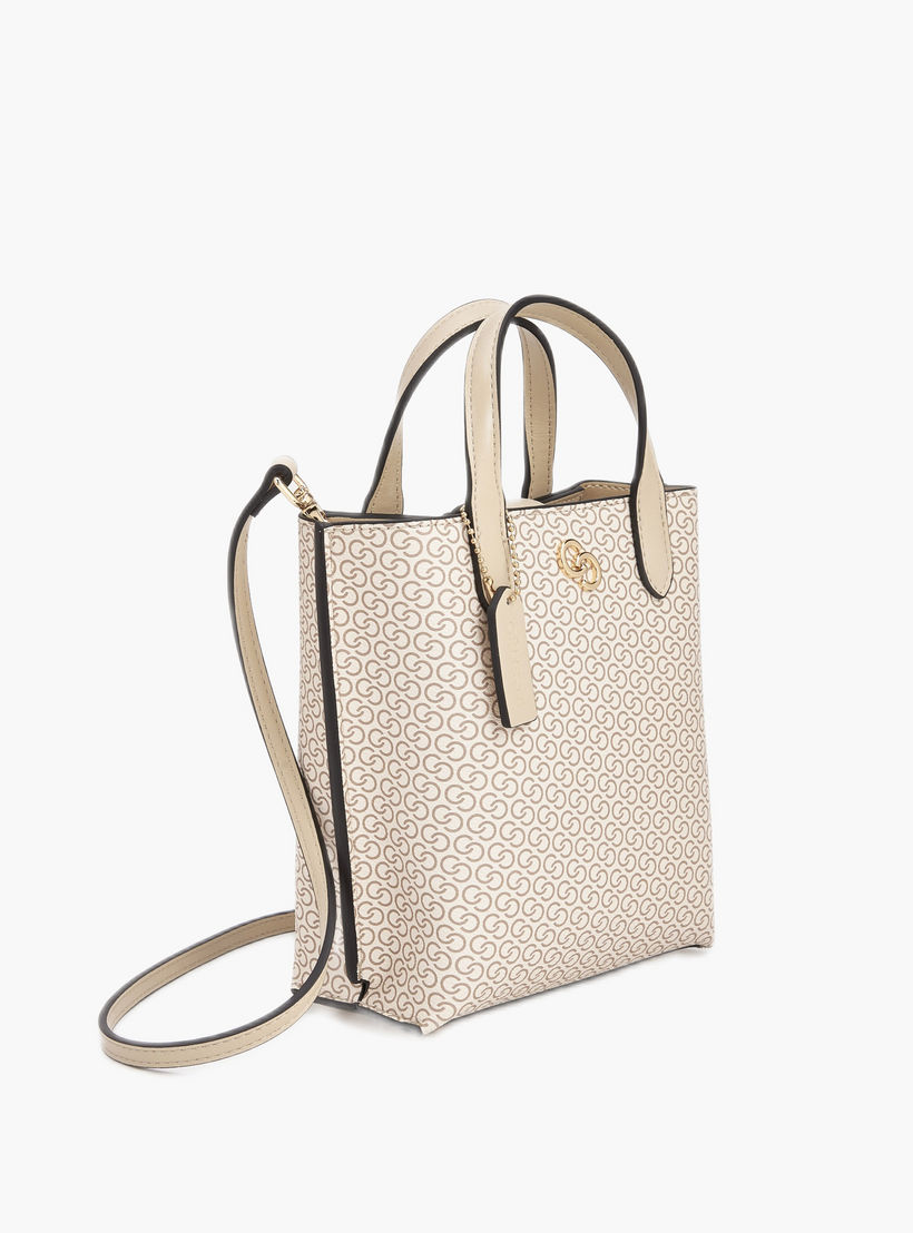 Celeste Monogram Print Tote Bag with Double Handle-women-bagsandwallets-handbags-image-4