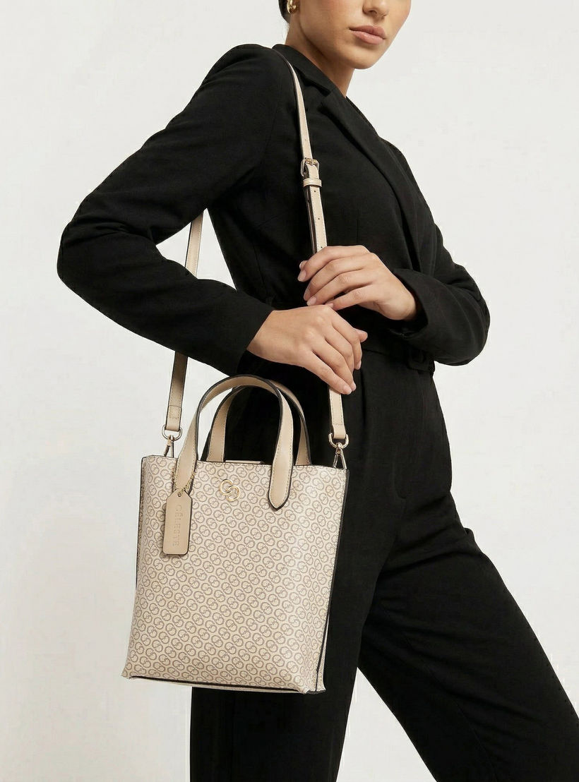 Celeste Monogram Print Tote Bag with Double Handle-women-bagsandwallets-handbags-image-8