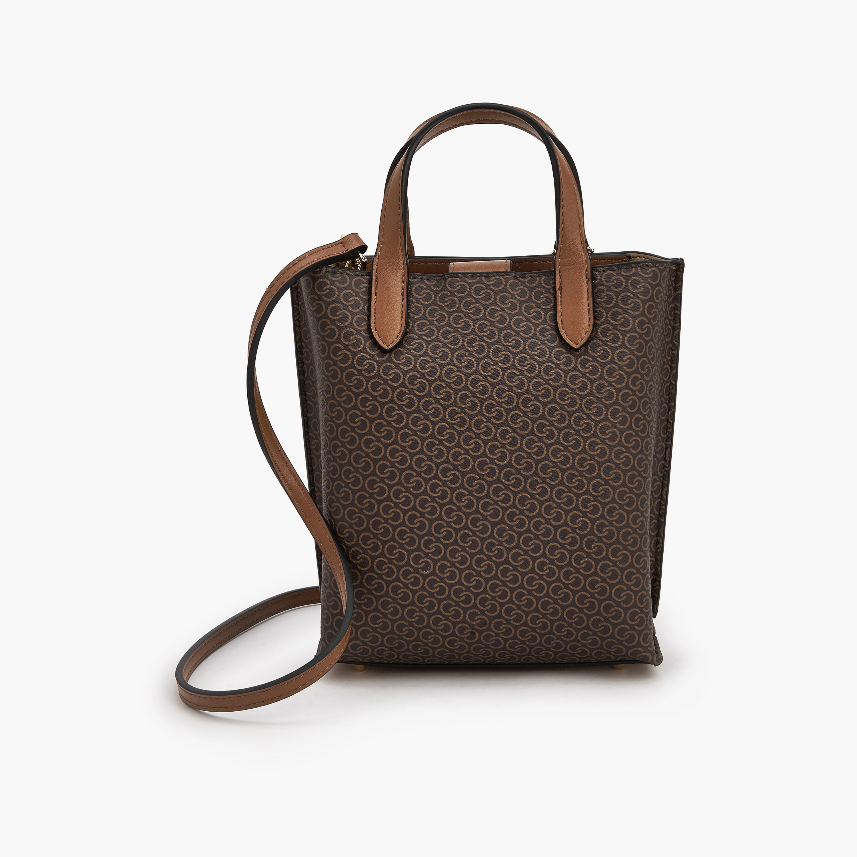 Celeste Monogram Print Tote Bag with Double Handle-women-bagsandwallets-handbags-image-6
