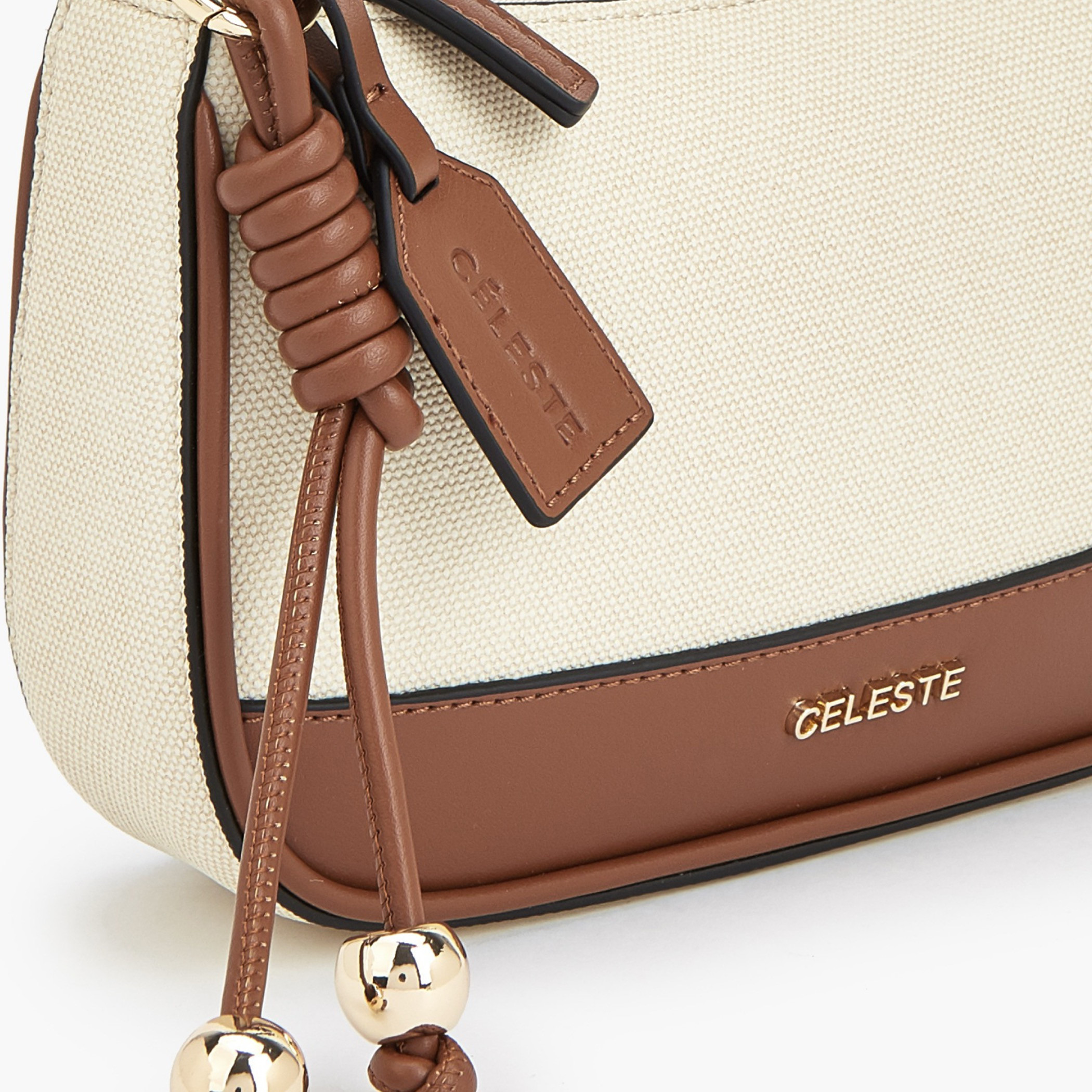 شنطة كتف بارزة الملمس بسحّاب إغلاق من سيليست-women-bagsandwallets-handbags-image-5