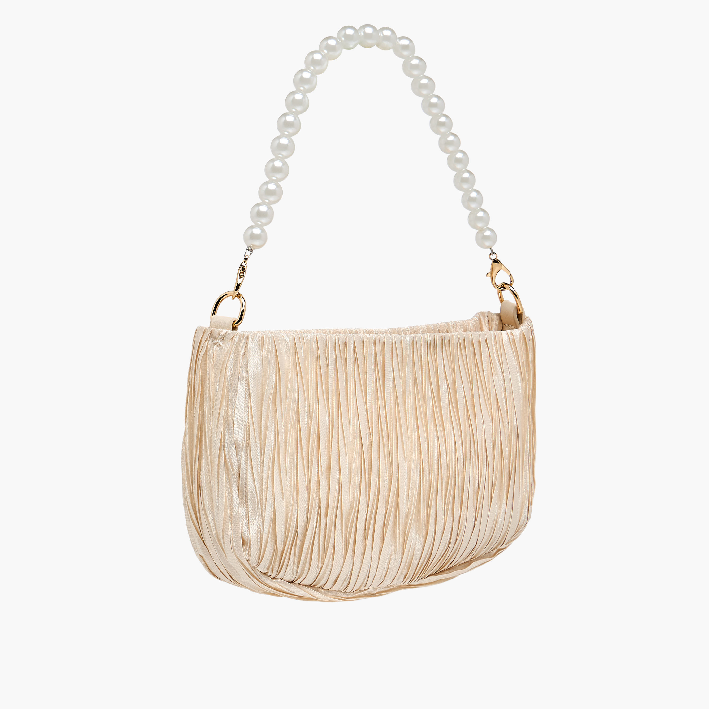 Barbie Pleated Crossbody Bag with Pearl Handle-girls-accessories-bags-image-4