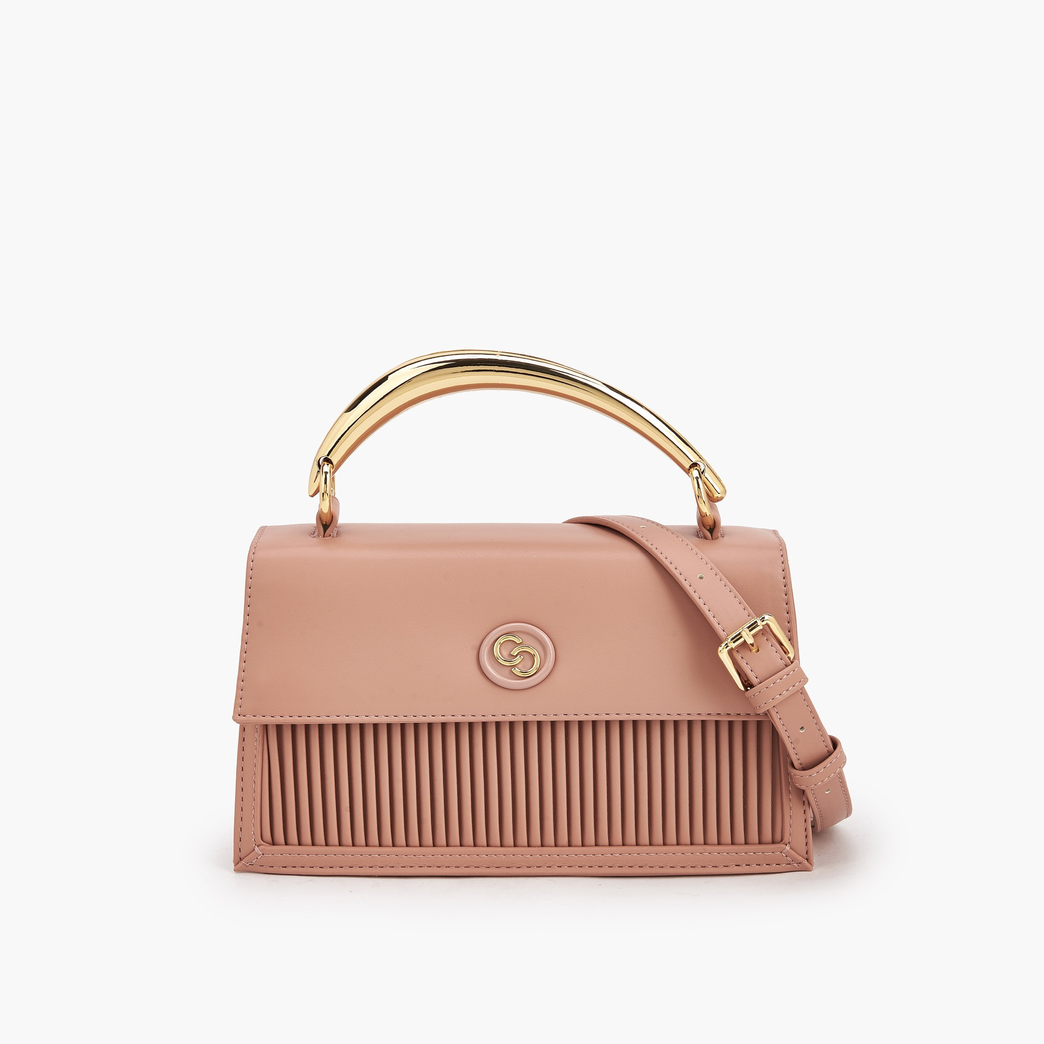 Celeste Pleated Satchel Bag with Grab Handle-women-bagsandwallets-handbags-image-1