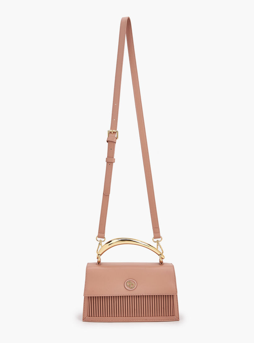 Celeste Pleated Satchel Bag with Grab Handle-women-bagsandwallets-handbags-image-2
