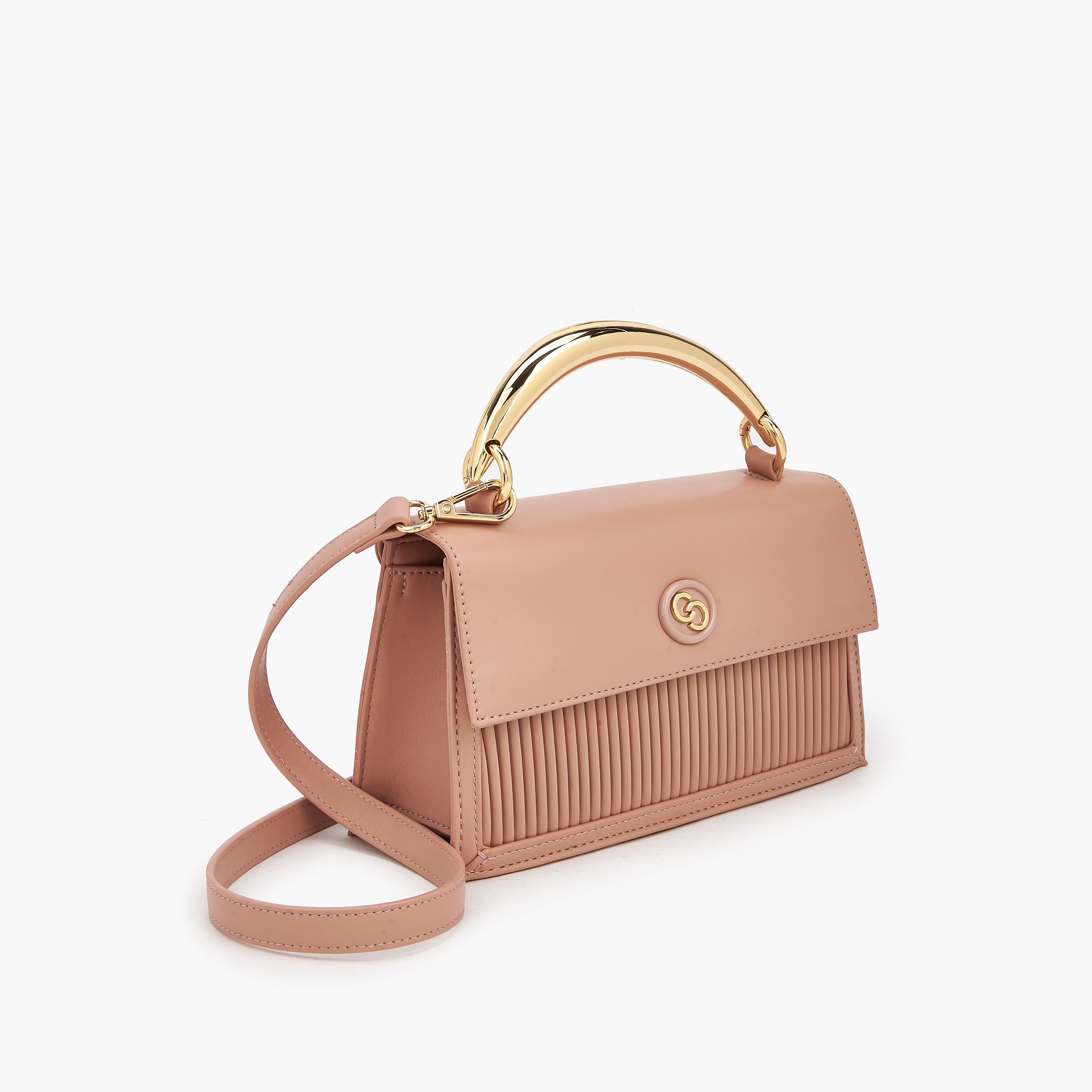 Celeste Pleated Satchel Bag with Grab Handle-women-bagsandwallets-handbags-image-3