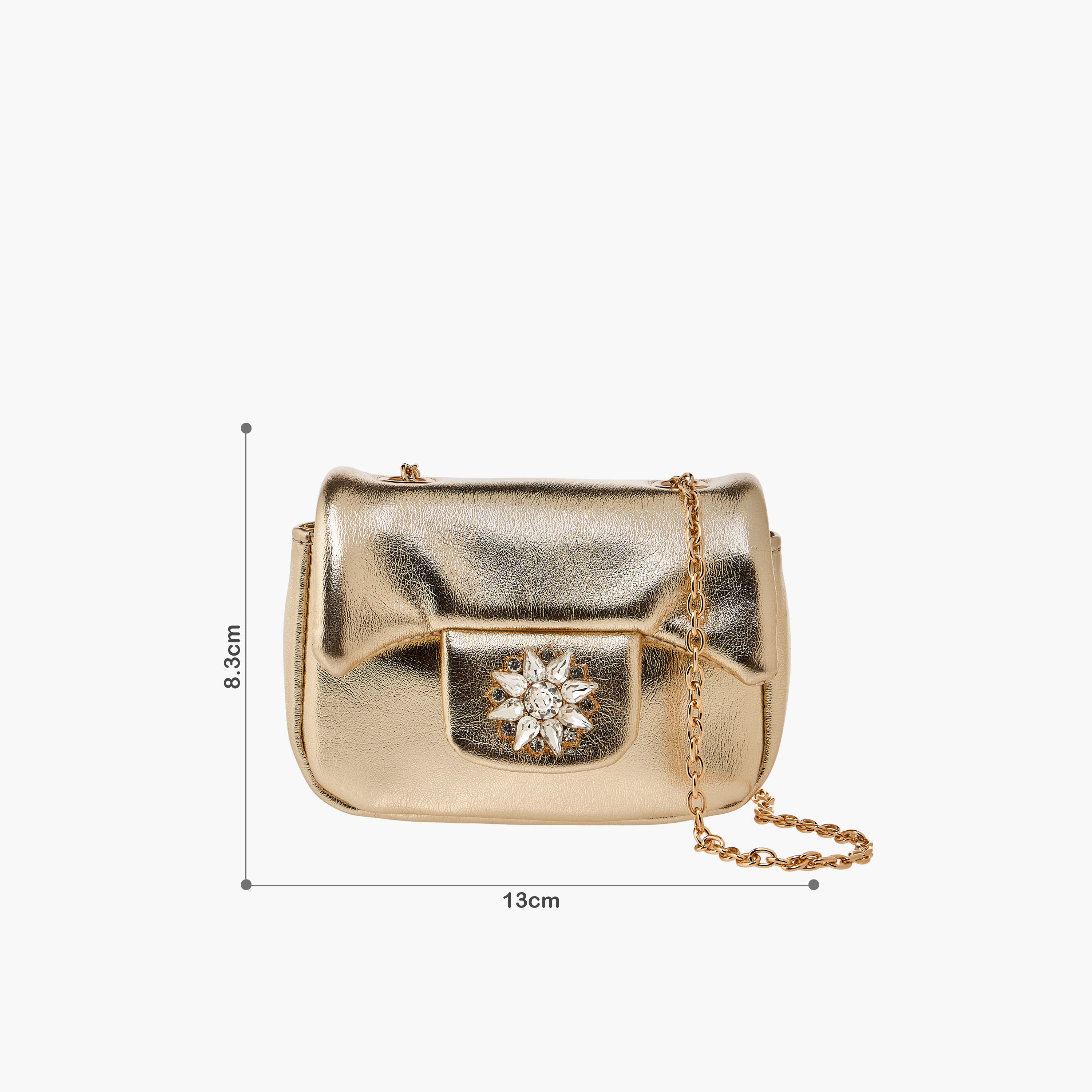 شنطة كروسبودي مزينة بحزام سلسلة من سيليست-girls-accessories-bags-image-2