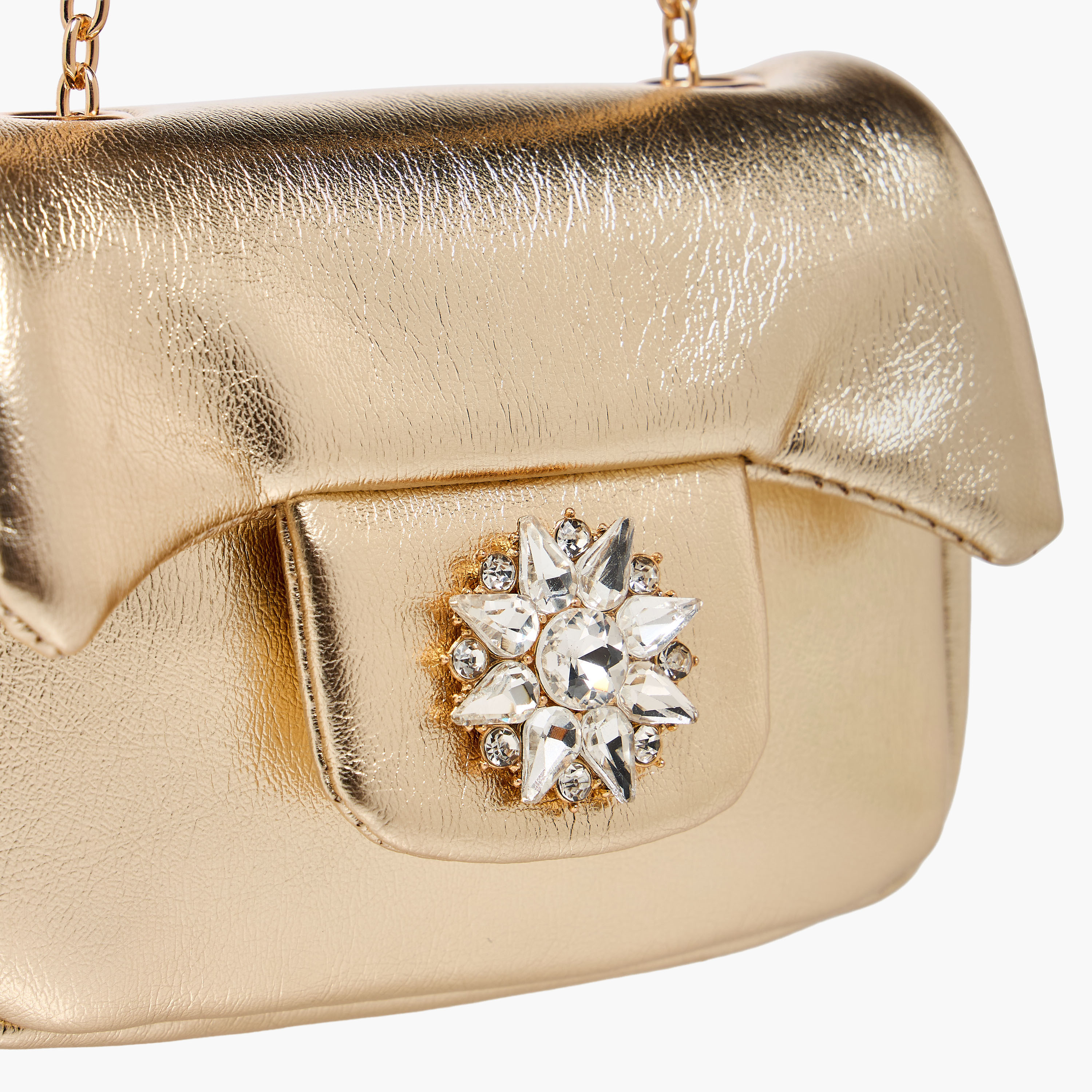 شنطة كروسبودي مزينة بحزام سلسلة من سيليست-girls-accessories-bags-image-5