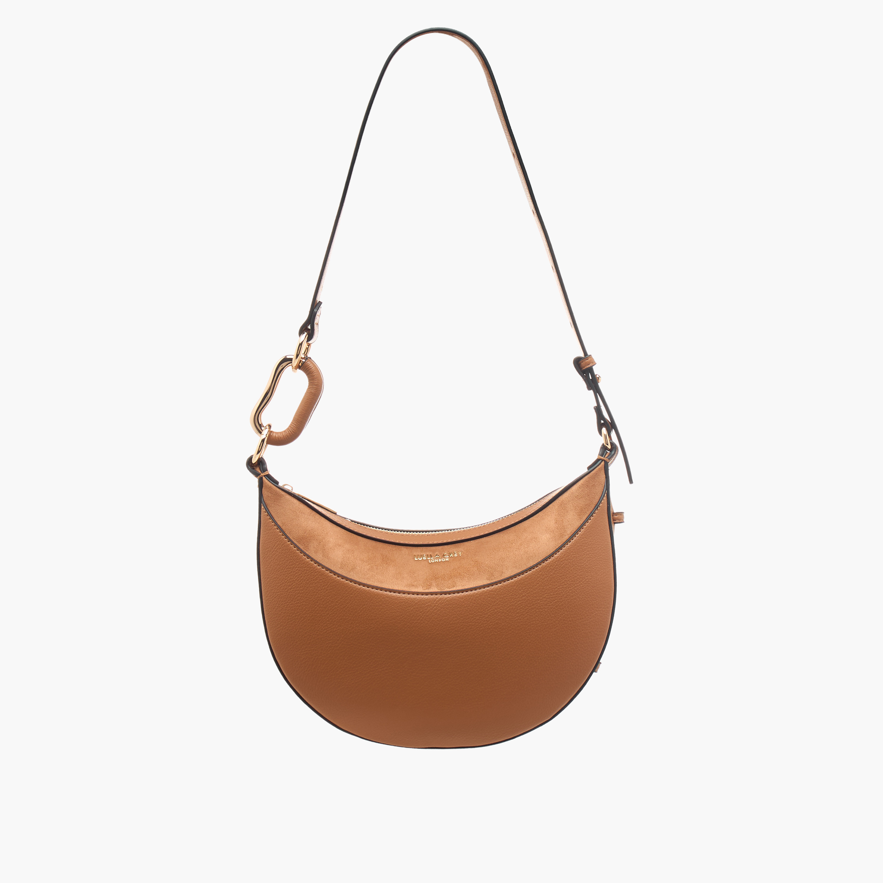 LUELLA GREY Hester Textured Shoulder Bag with Adjustable Strap-women-bagsandwallets-handbags-image-1