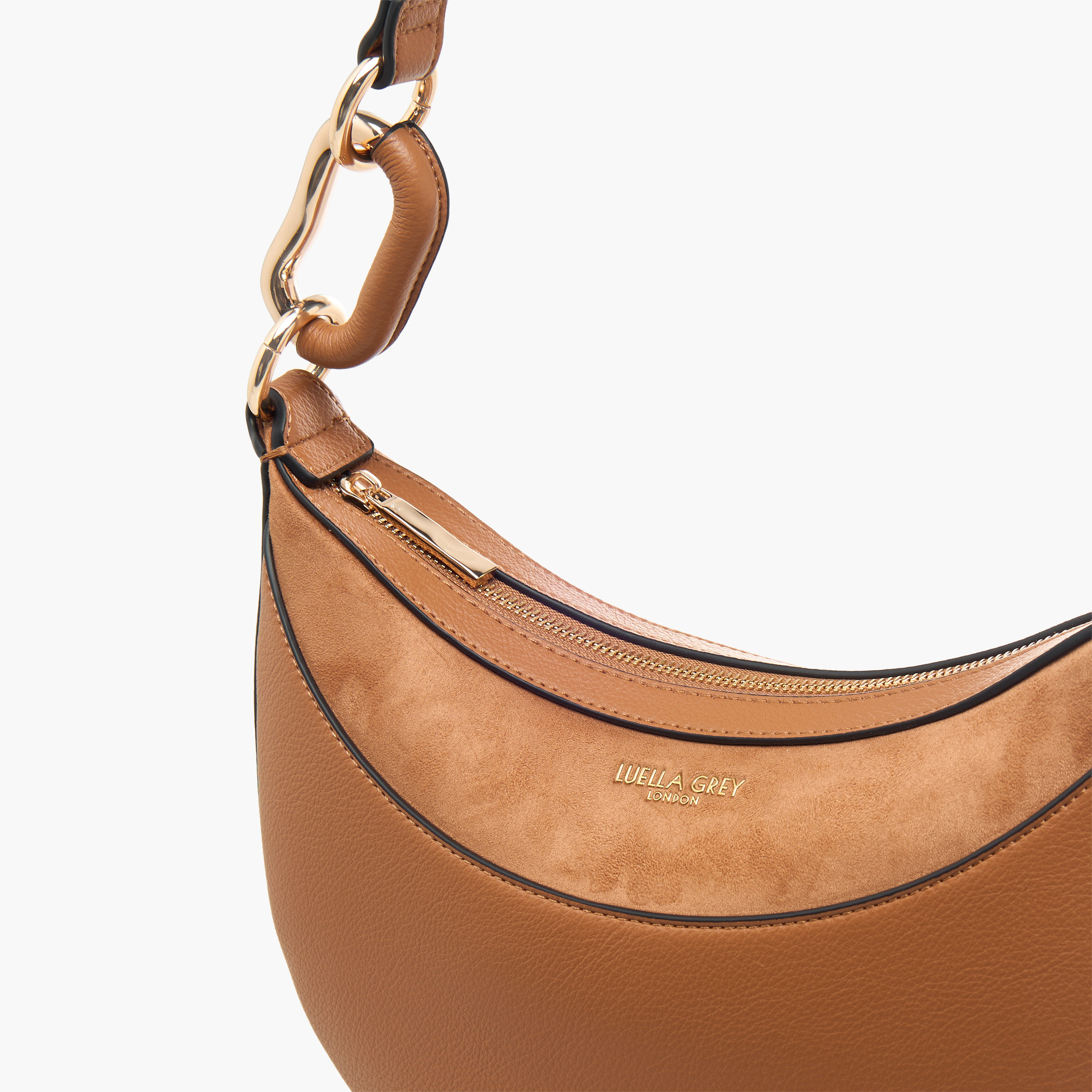 LUELLA GREY Hester Textured Shoulder Bag with Adjustable Strap-women-bagsandwallets-handbags-image-5