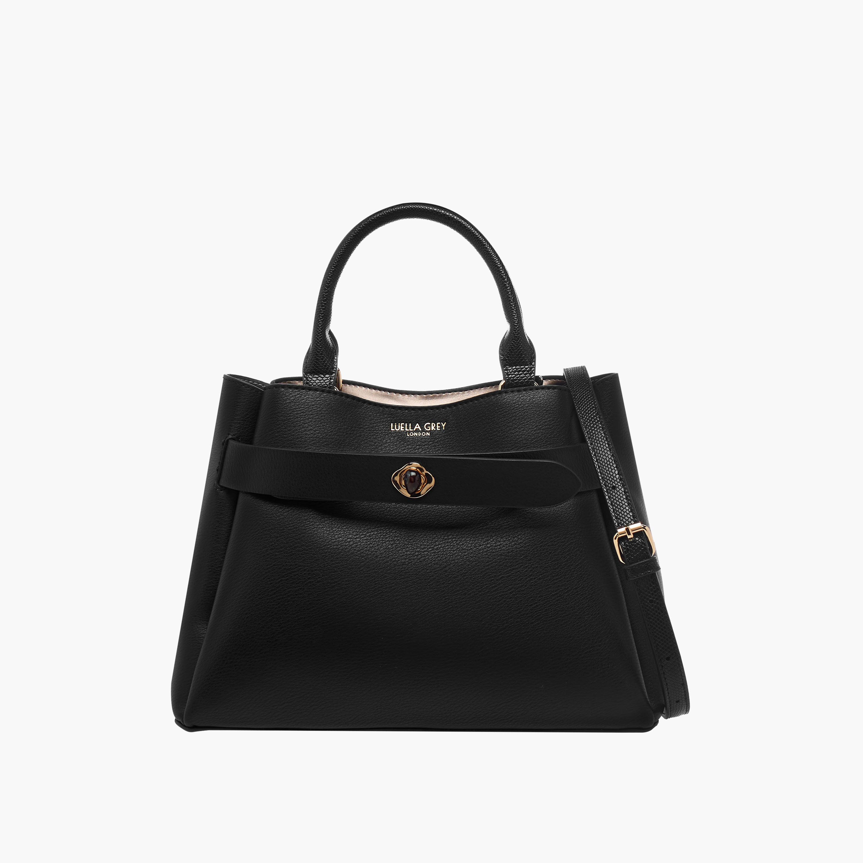 شنطة توت بارزة الملمس بحزام مزدوج روكسي من لويلا جري-women-bagsandwallets-handbags-image-1